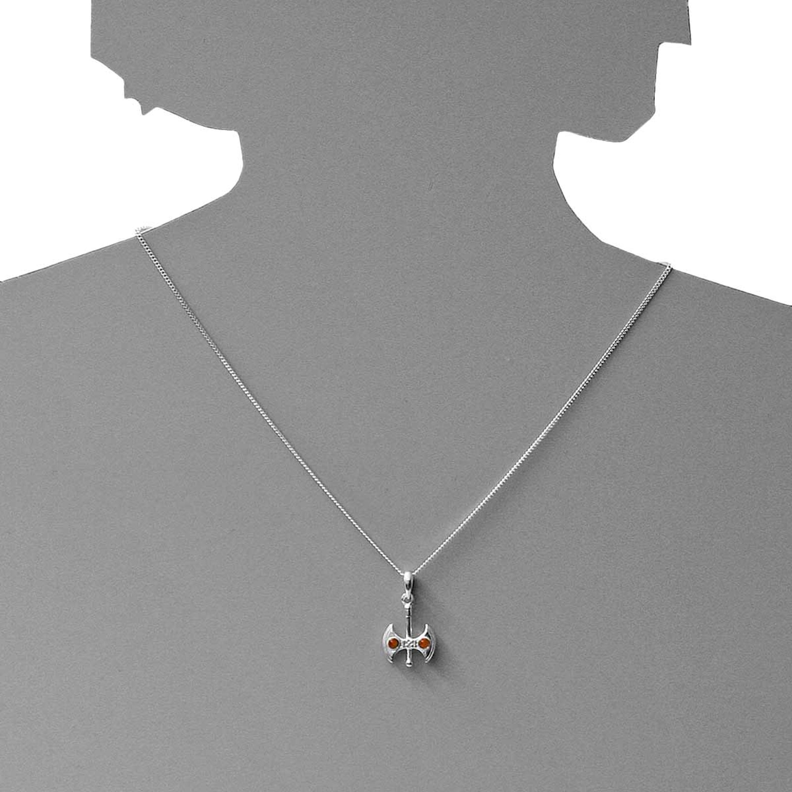 OSTSEE-SCHMUCK Kette mit Anhänger »Ostsee-Schmuck Kette mit Anhänger Doppelaxt«, (2 tlg.)