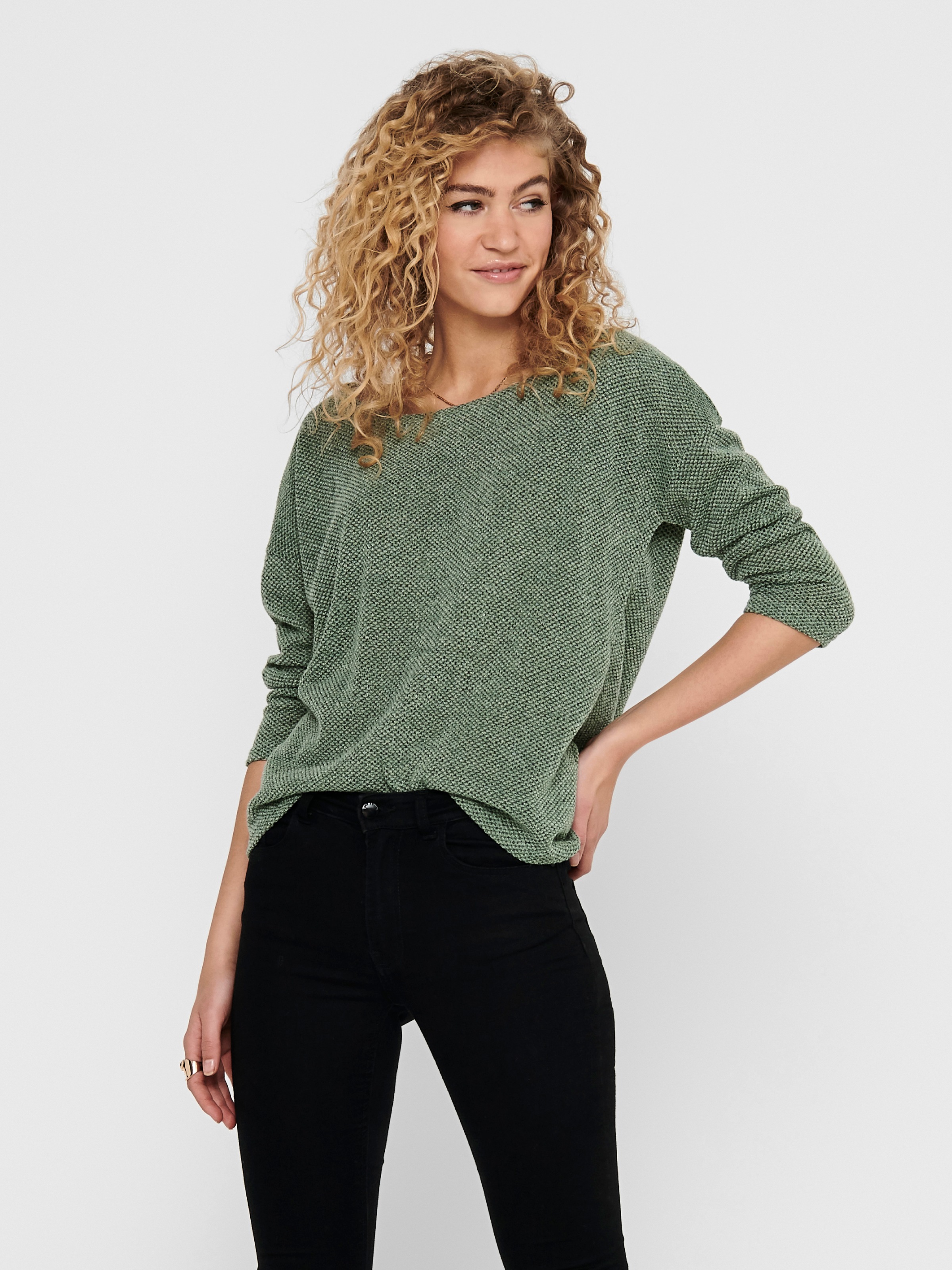 ONLY 3/4-Arm-Shirt "ONLALBA 3/4 TOP JRS NOOS" günstig online kaufen