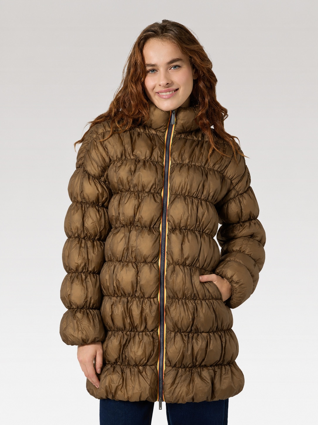 K-WAY Funktionsjacke »K-Way Winterjacke JIN MAXI RUFFLES«