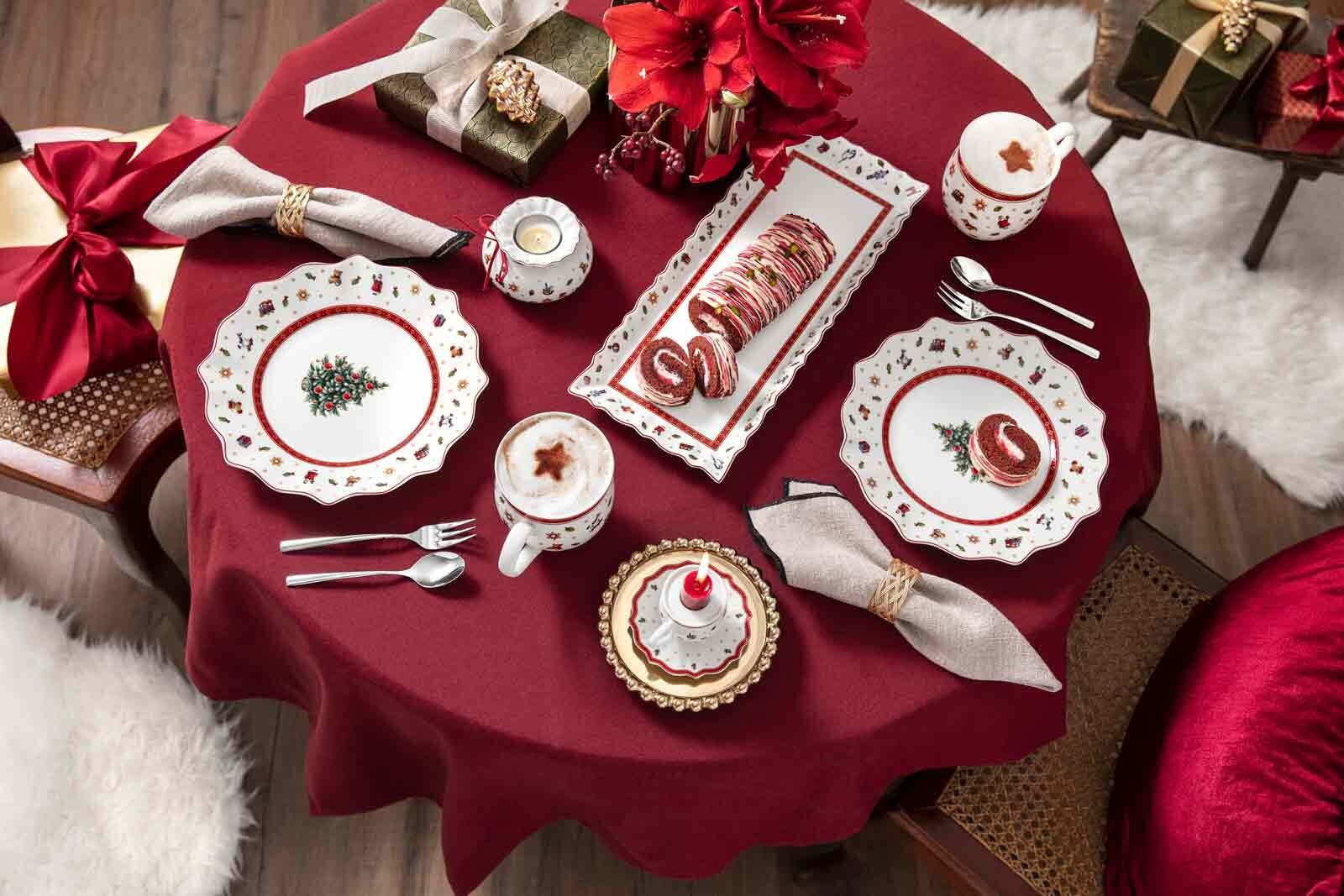 Villeroy & Boch Speiseteller »Speiseteller Toy's Delight 28 x 28 cm 6er Set weiß«