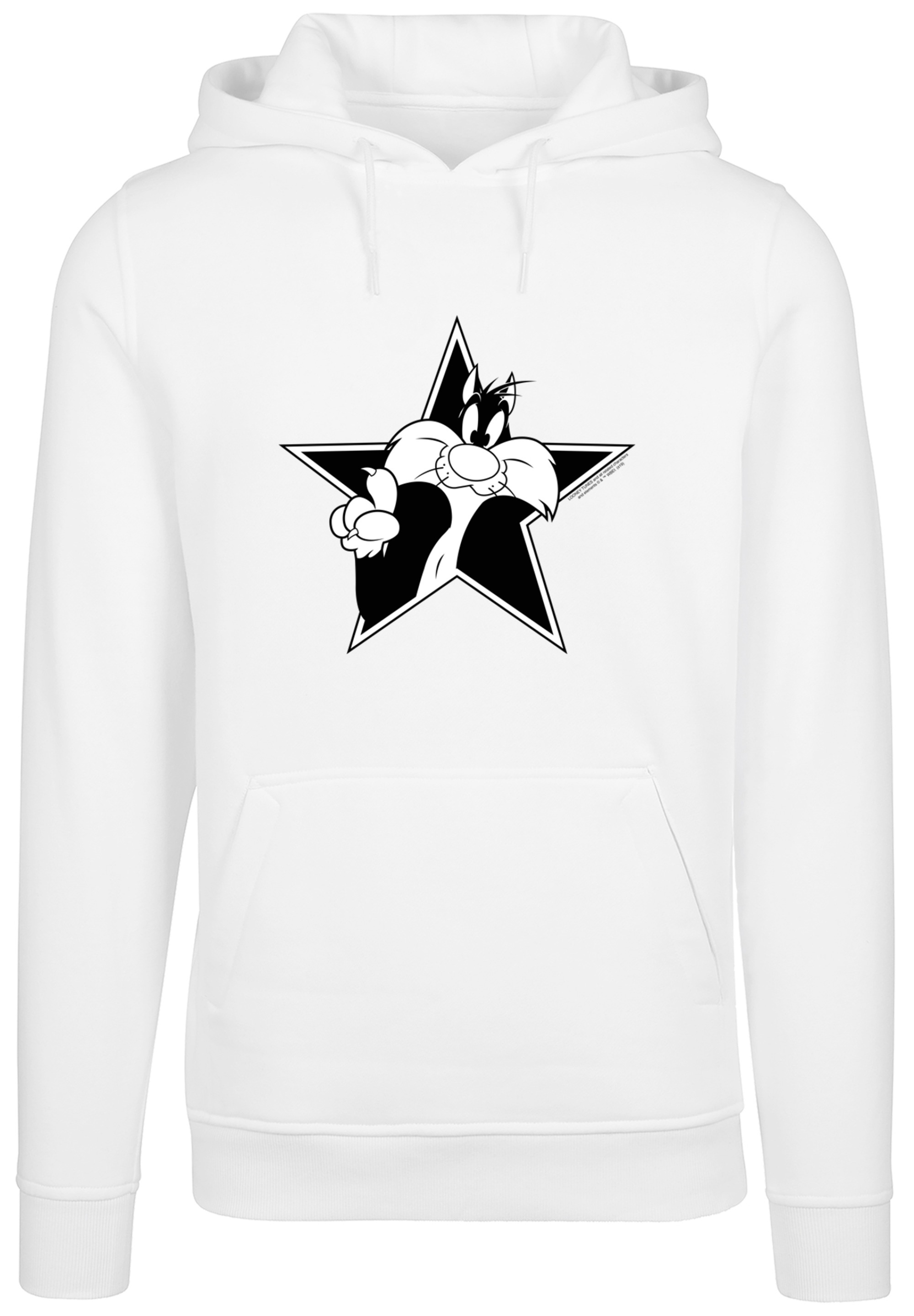 F4NT4STIC Sweatshirt »Looney Tunes Sylvester Cartoon Stern«, Herren,Premium Merch,Slim-Fit,Kapuzenpullover,Bedruckt