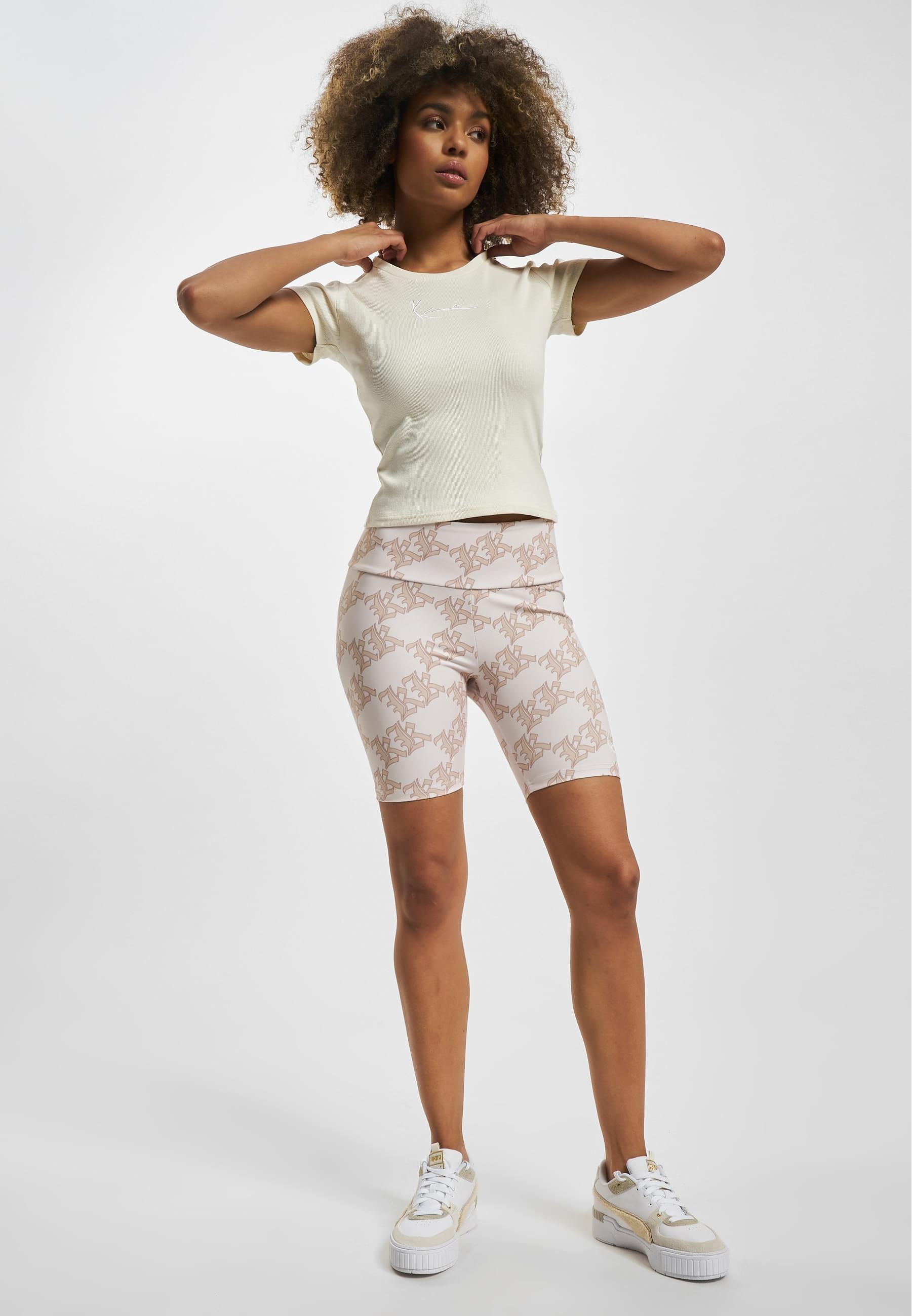 Karl Kani T-Shirt »Karl Kani Damen KW232-033-1 KK Small Signature Tight Rib Tee«, (1 tlg.)