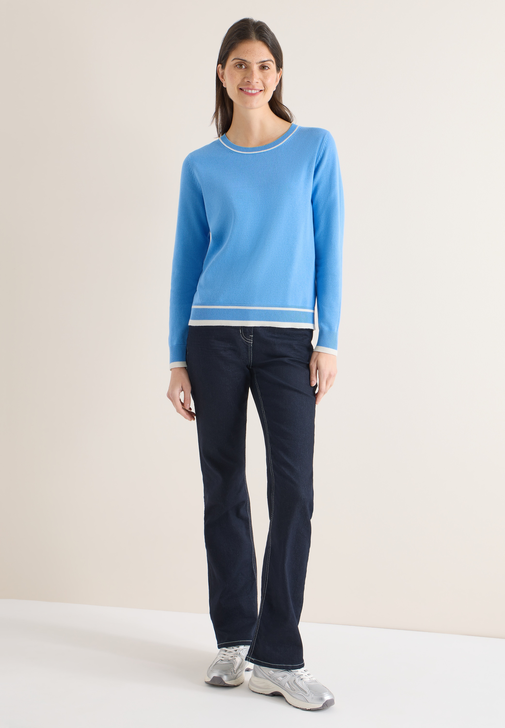 Thumbnail - Cecil Longpullover mit Kontrastdetail