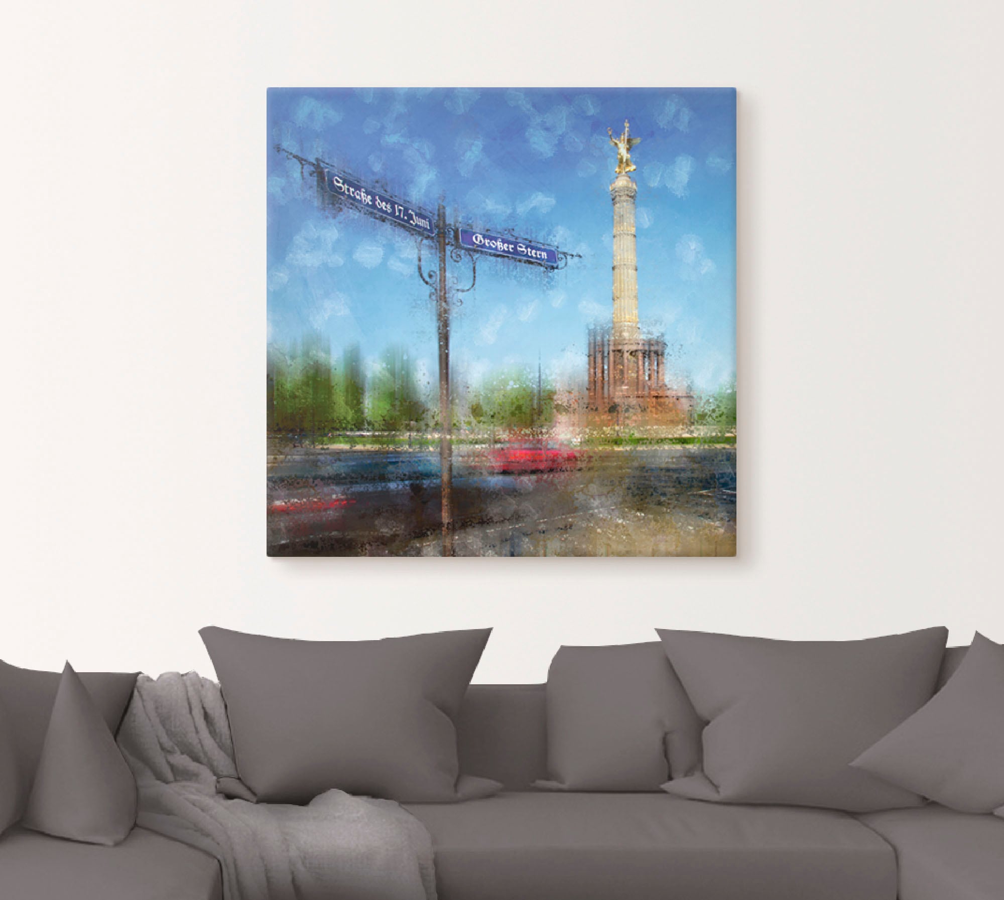 Artland Wandbild »Berlin Siegessäule«, Deutschland, (1 St.), als Alubild, Leinwandbild, Wandaufkleber oder Poster in versch. Größen