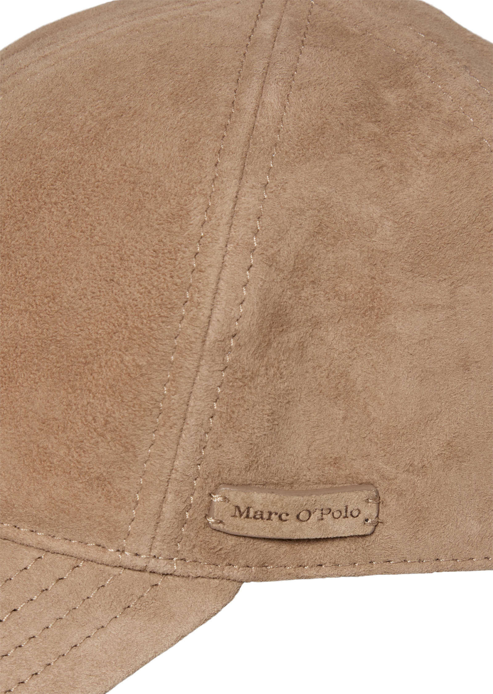 Marc O'Polo Baseball Cap »aus weichem Ziegenveloursleder«