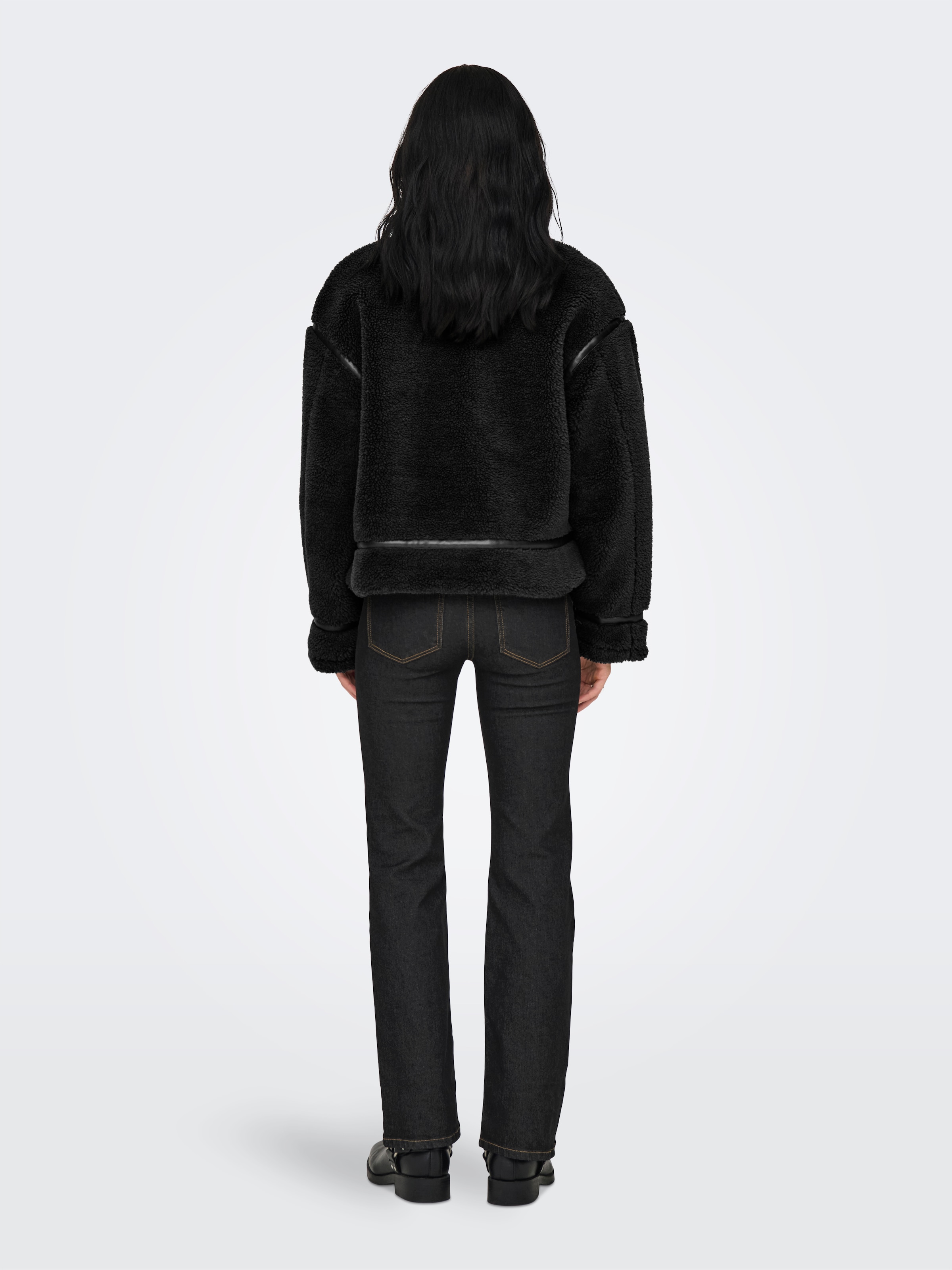 ONLY Plüschjacke »ONLMICHELLE TEDDY JACKET OTW«, ohne Kapuze