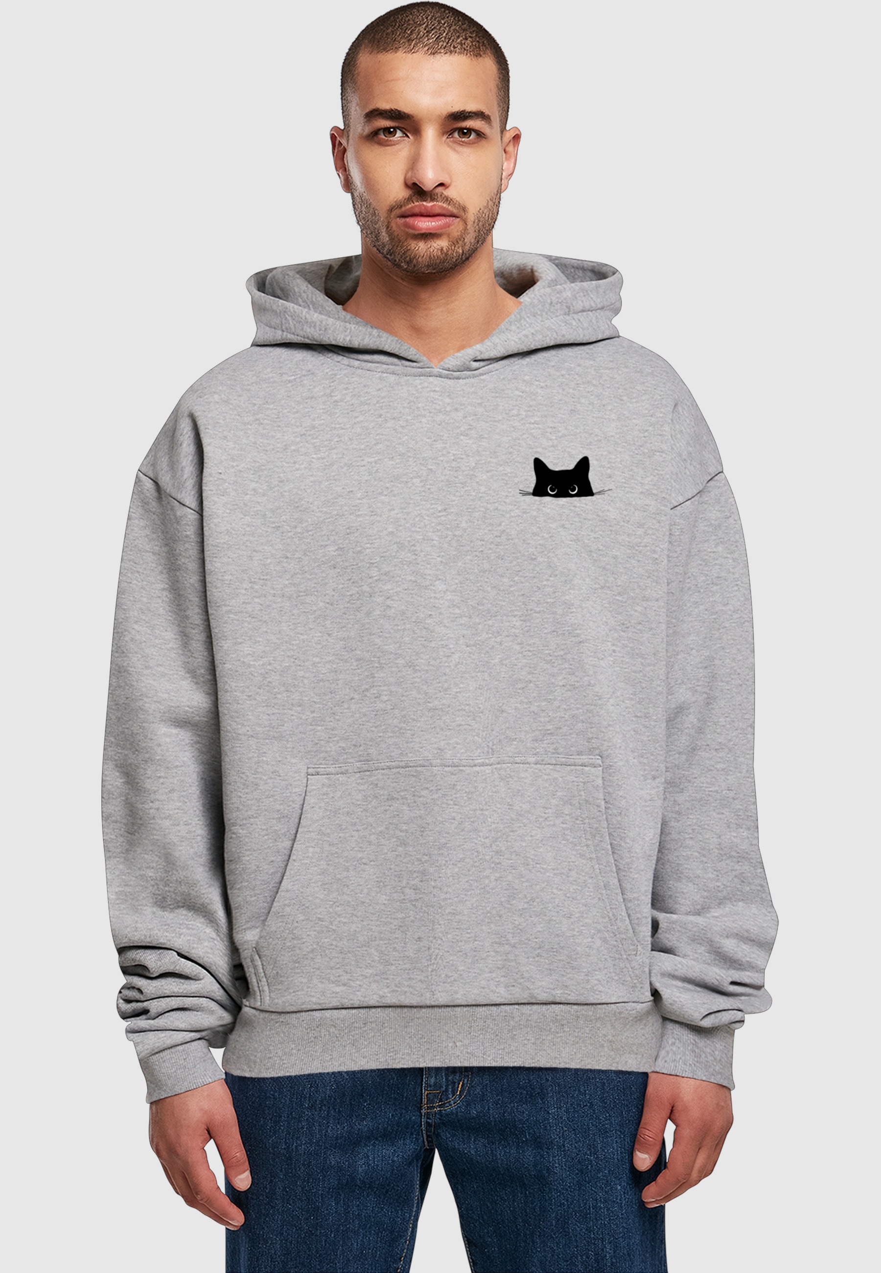 Merchcode Kapuzenpullover »Merchcode Halloween - Cat Hoody« 1 Stk.