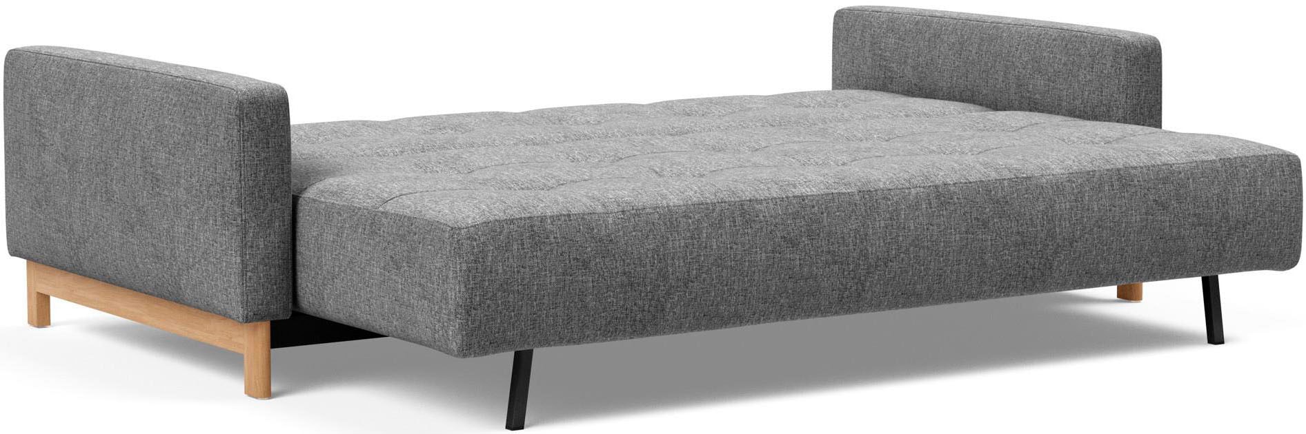 INNOVATION LIVING ™ Schlafsofa »Pyxis 3-Sitzer mit extrabreiter Bettfunktion, Skandi-Design«, Multifunktionssofa, extrabequem durch Taschenfederkern, Dauerschläfer
