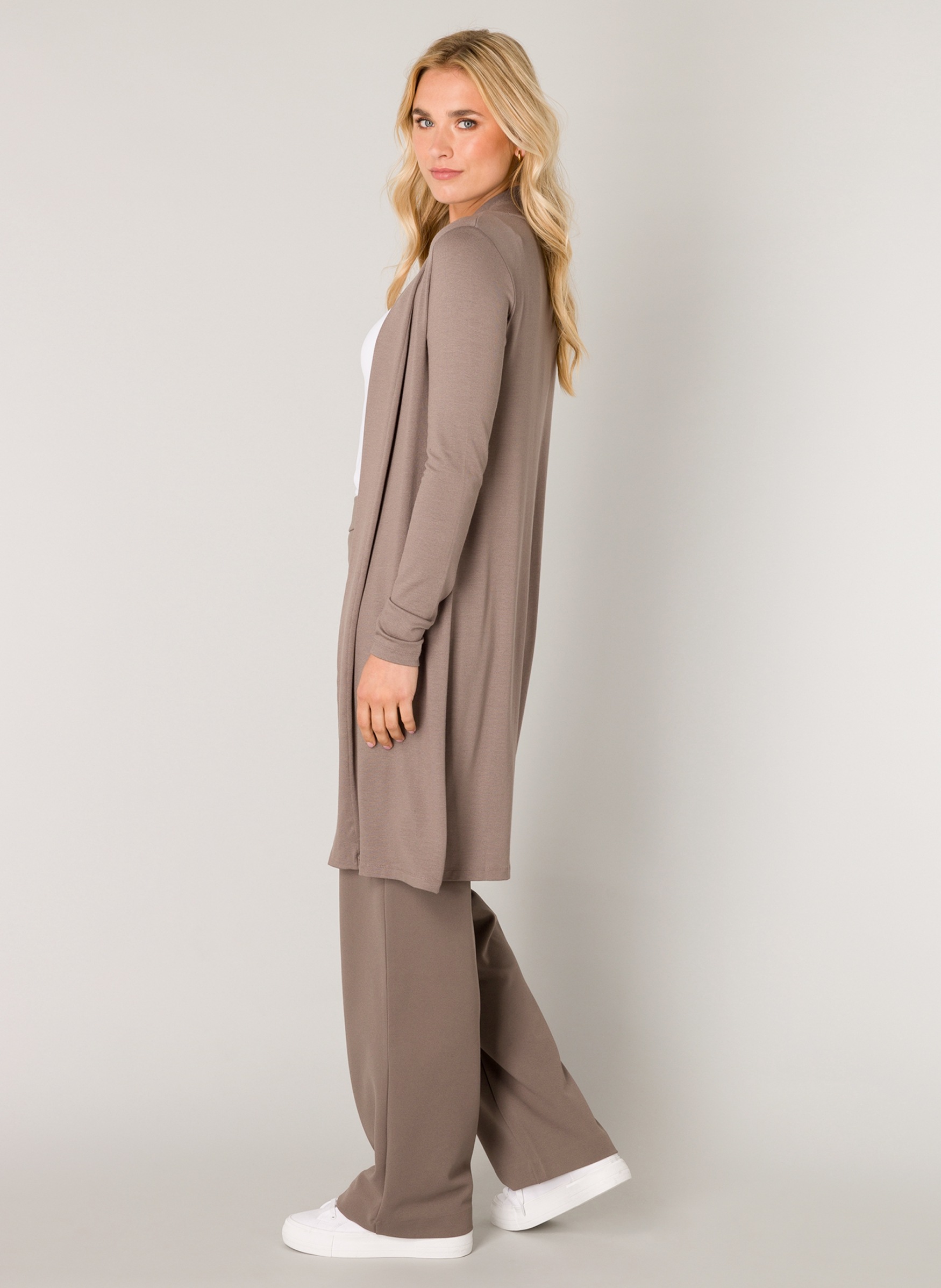 Base Level Strickjacke, ohne Verschluss