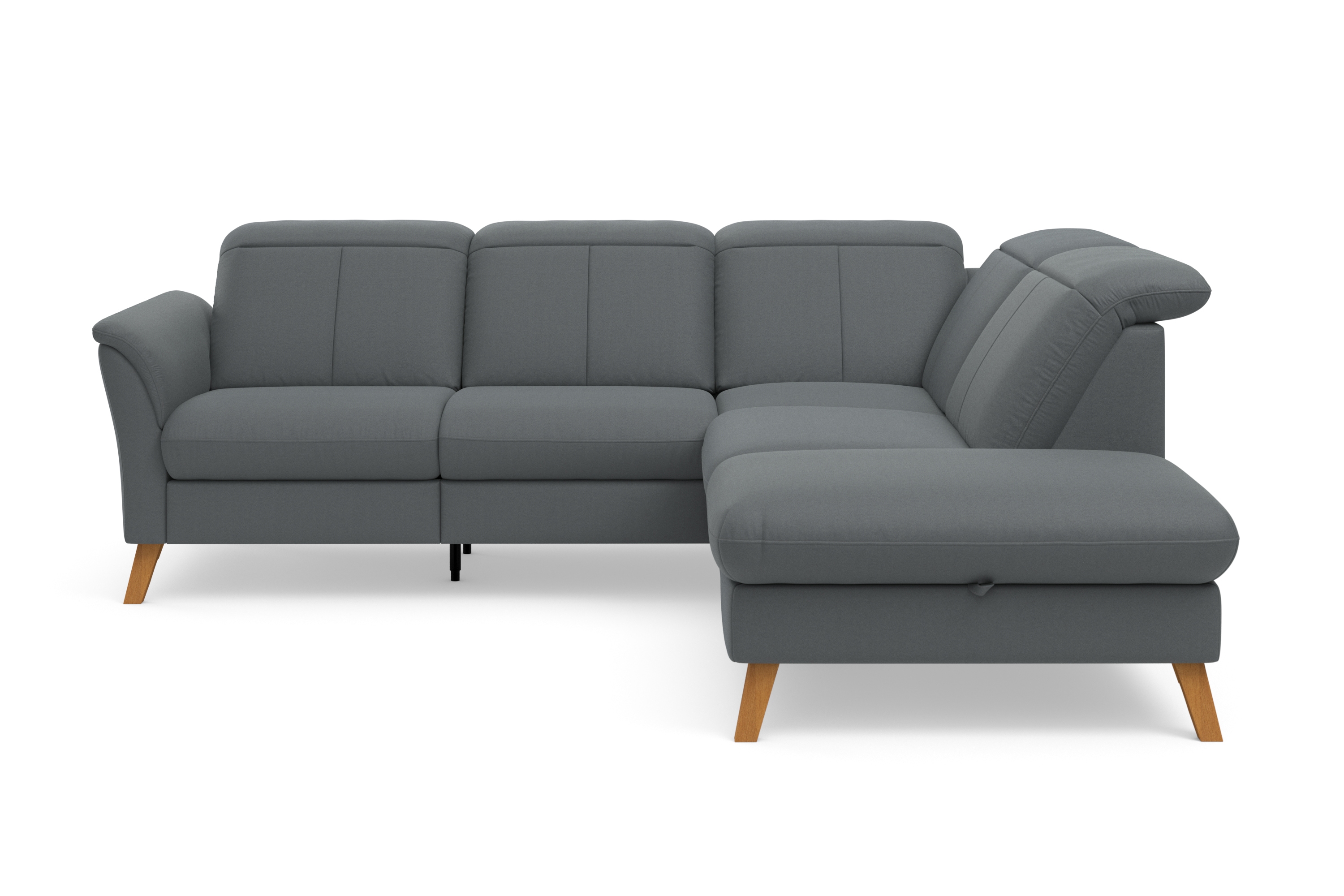 sit&more Ecksofa "Romero L-Form" wahlweise mit oder ohne TV-Funktion, Schlaffunktion, Bettkasten