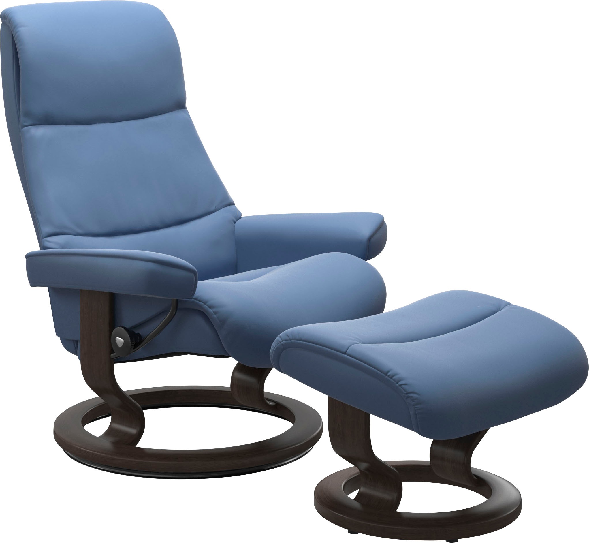 Stressless "View" Set, Relaxsessel mit Hocker, mit Classic Base, Größe S,Ge günstig online kaufen