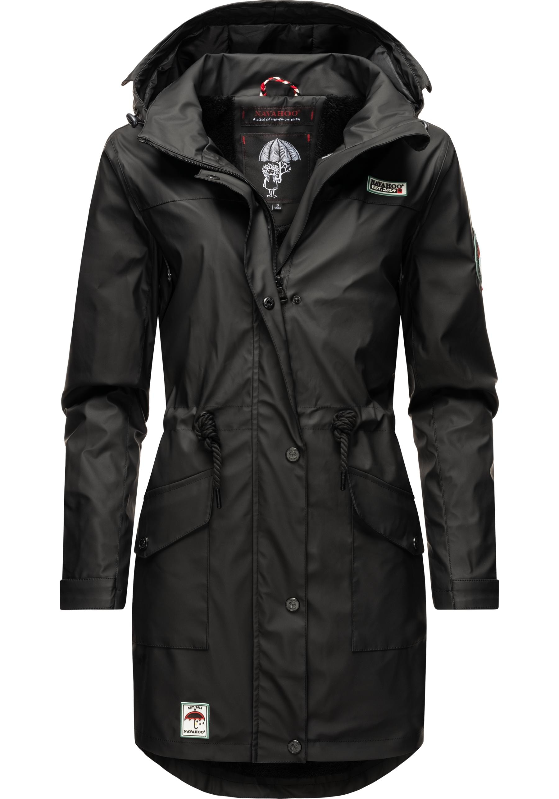 Outdoorjacke »Deike«, mit Kapuze, modischer Damen Outdoor Regenmantel