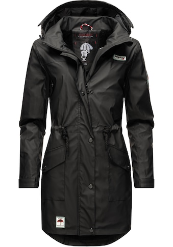 Outdoorjacke »Deike«, mit Kapuze, modischer Damen Outdoor Regenmantel