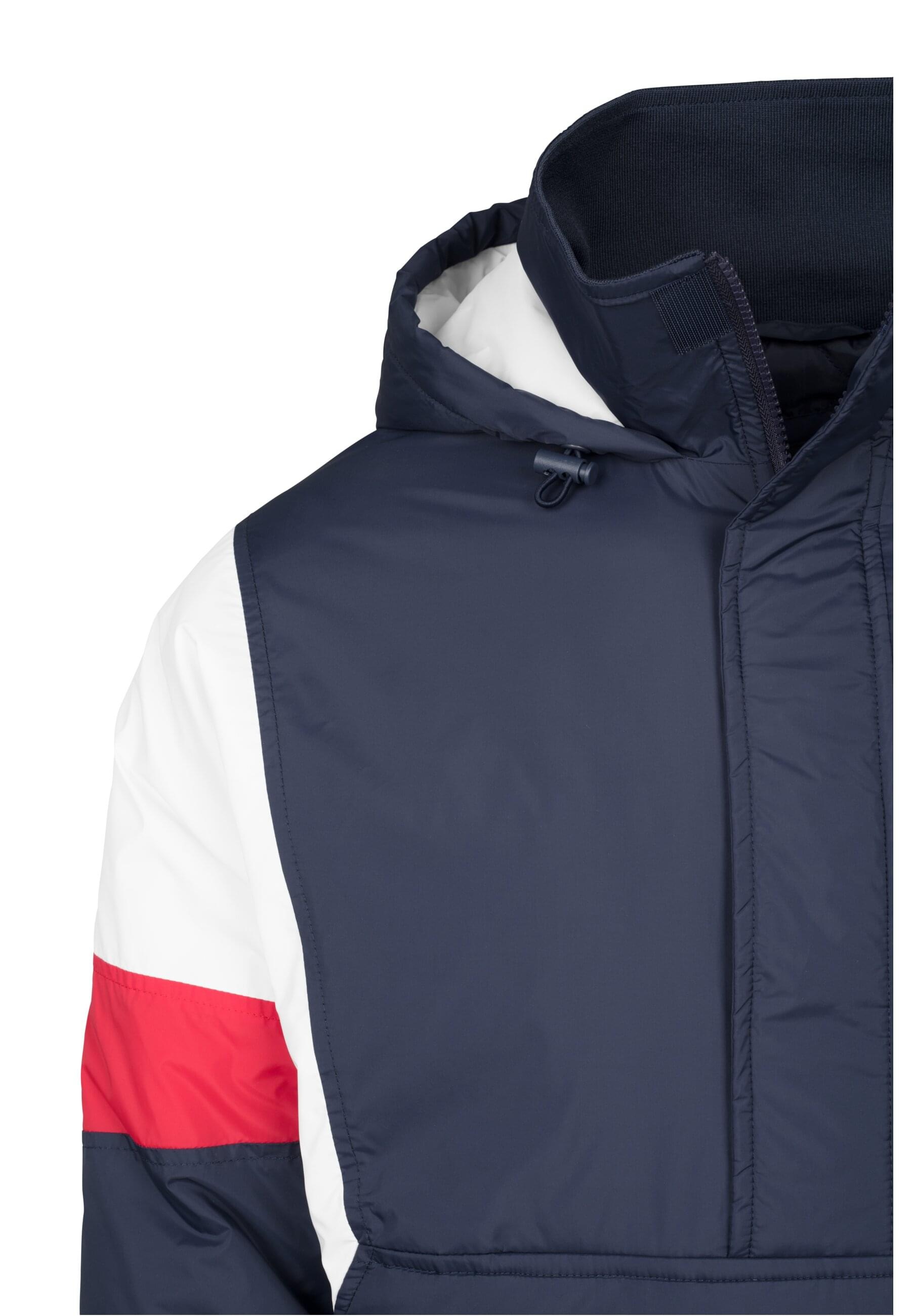 URBAN CLASSICS Winterjacke »Urban Classics Herren 3-Tone Pull Over Jacket«, (1 St.), mit Kapuze
