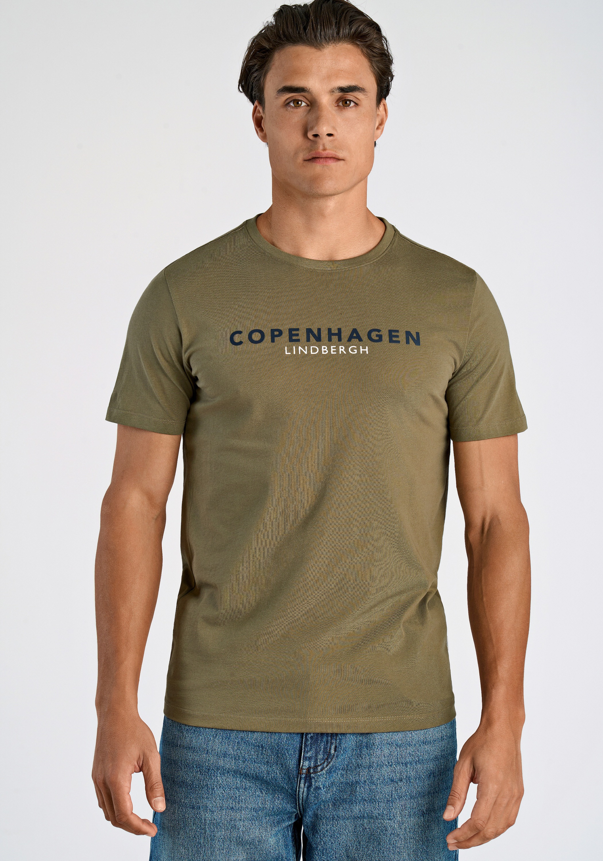 LINDBERGH Kurzarmshirt "T-Shirt (Kurzarm) Relaxed Fit"