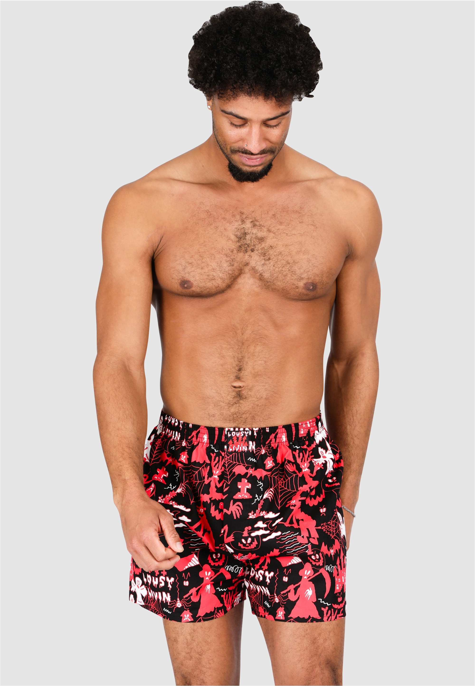 Lousy Livin Boxershorts mit kreativen Allover-Prints günstig online kaufen