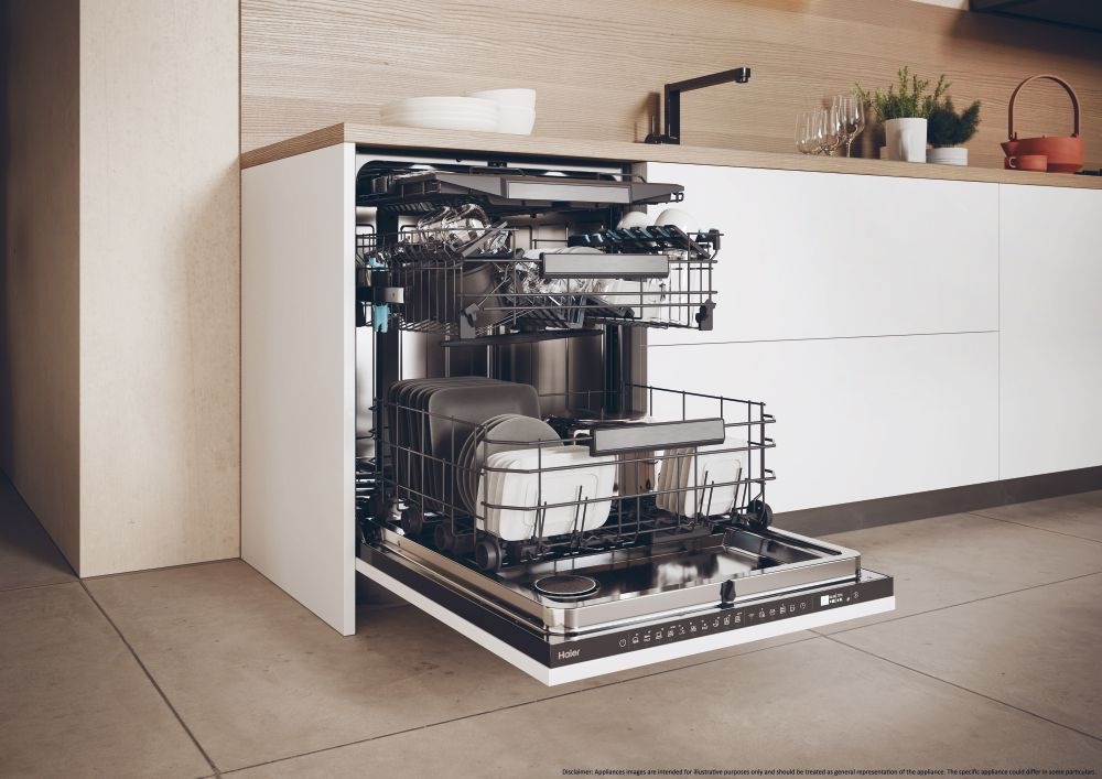 Haier vollintegrierbarer Geschirrspüler I-PRO SHINE SERIE 4 »XI 6B0M3PDB«, 16 Maßgedecke