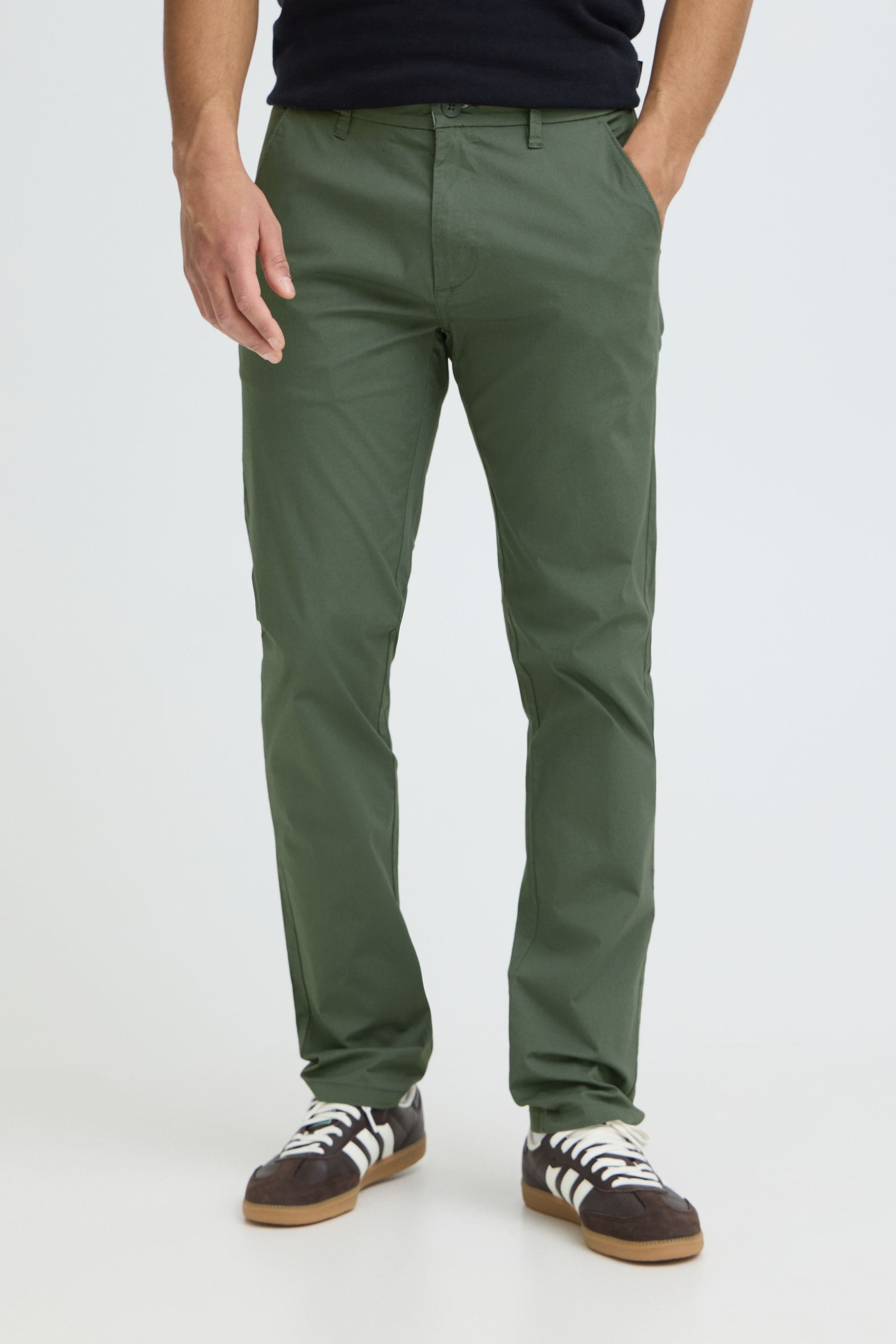 Blend Chinohose "BHMason" Stoffhose mit Gürtelschlaufen - Regular Fit günstig online kaufen