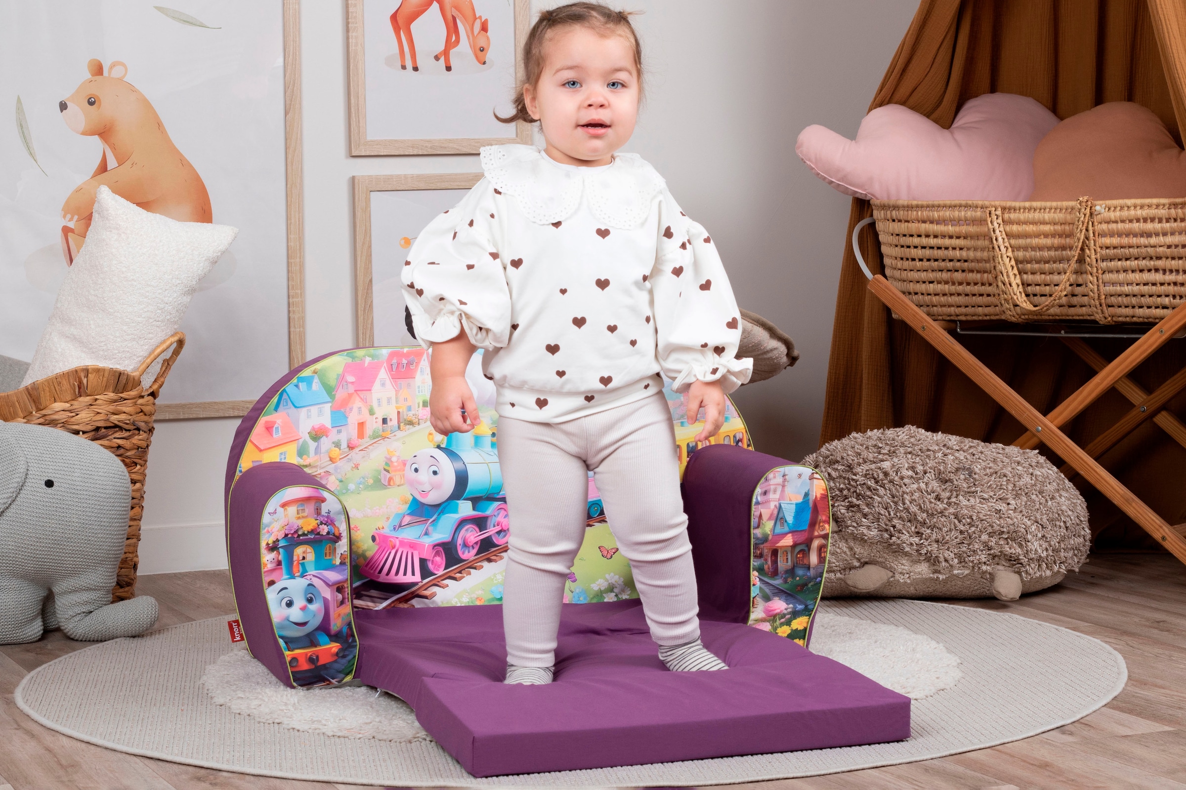 Knorrtoys® Sofa »Happy train« für Kinder; Made in Europe