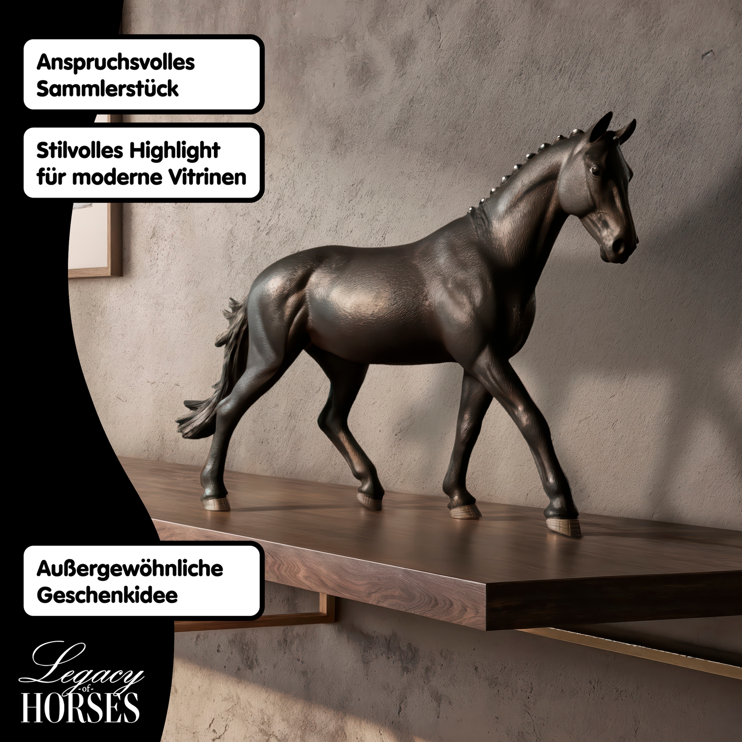 Schleich® Spielfigur »Legacy of Horses, Sonata Trakehner Stute, 1:12 (72235)« Sammelfigur für Erwachsene, Höhe: ca. 18 cm