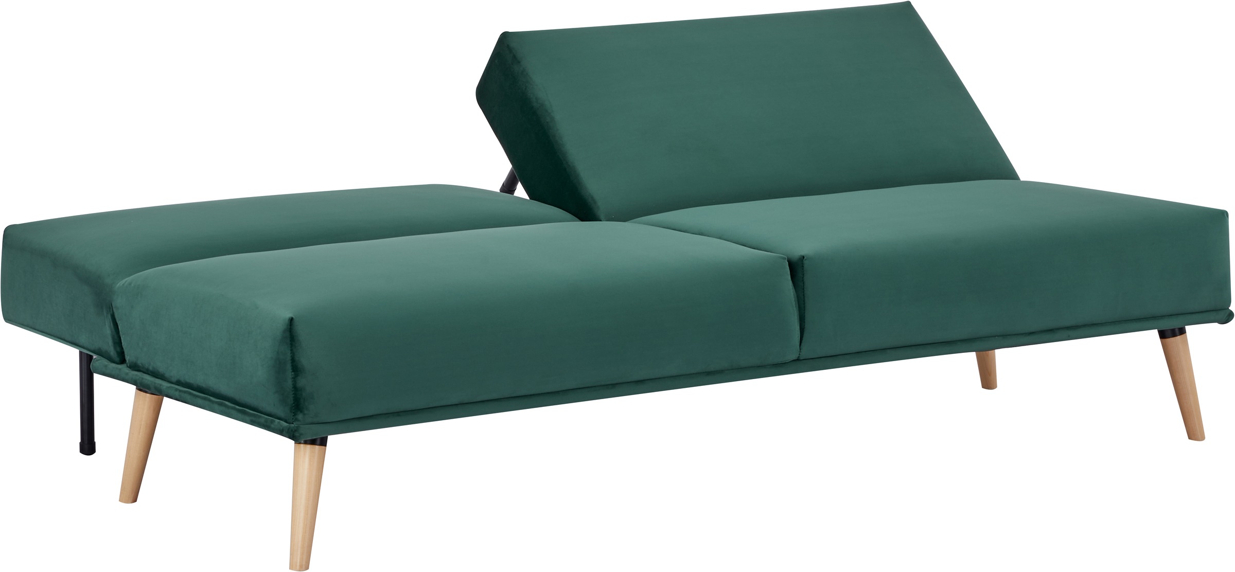 INOSIGN Schlafsofa »TRIPTON, 181 cm, klappbarer 3-Sitzer mit Schlaffunktion,«, verstellbarer geteilter Rücken