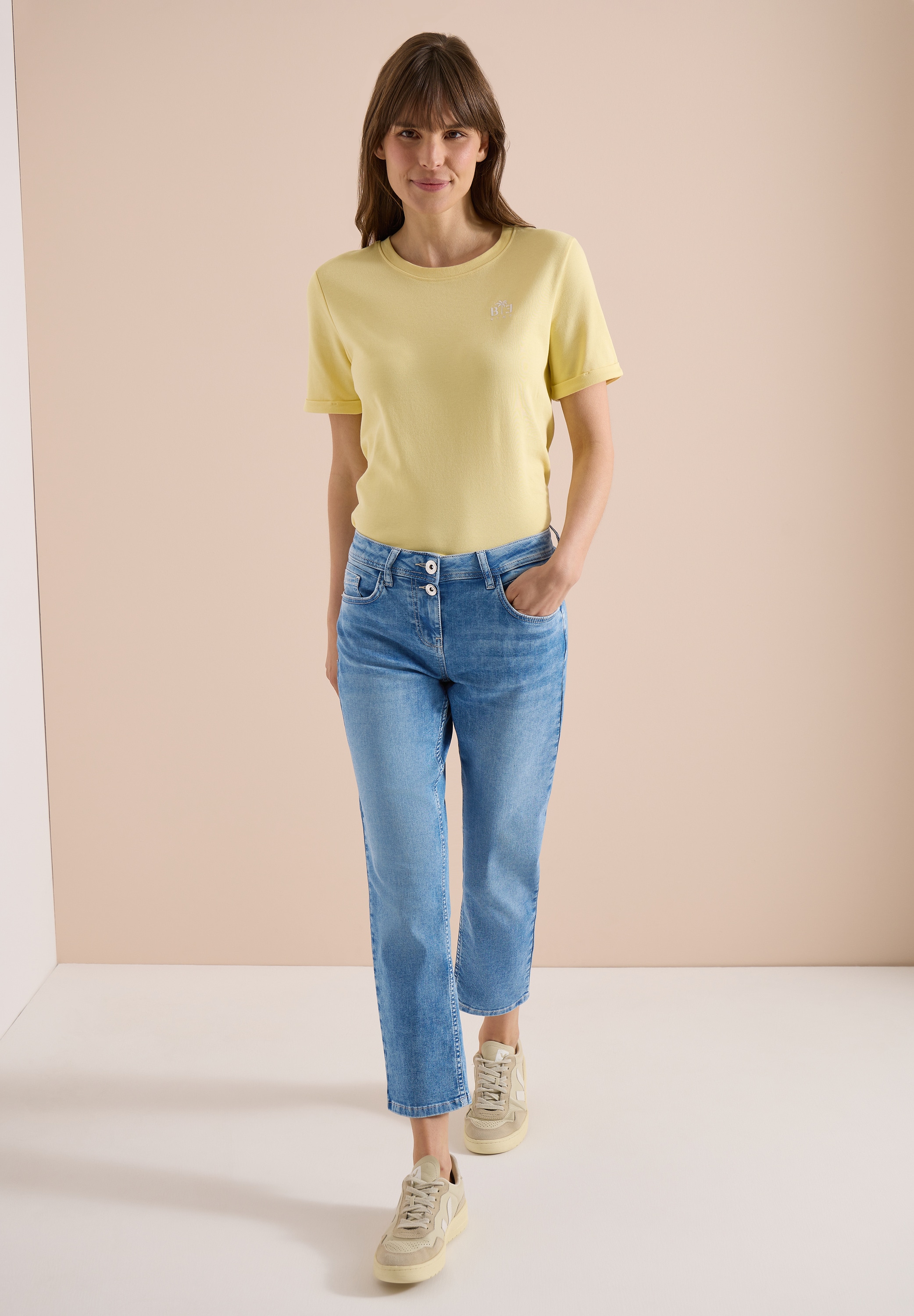 Cecil Comfort-fit-Jeans Middle Waist