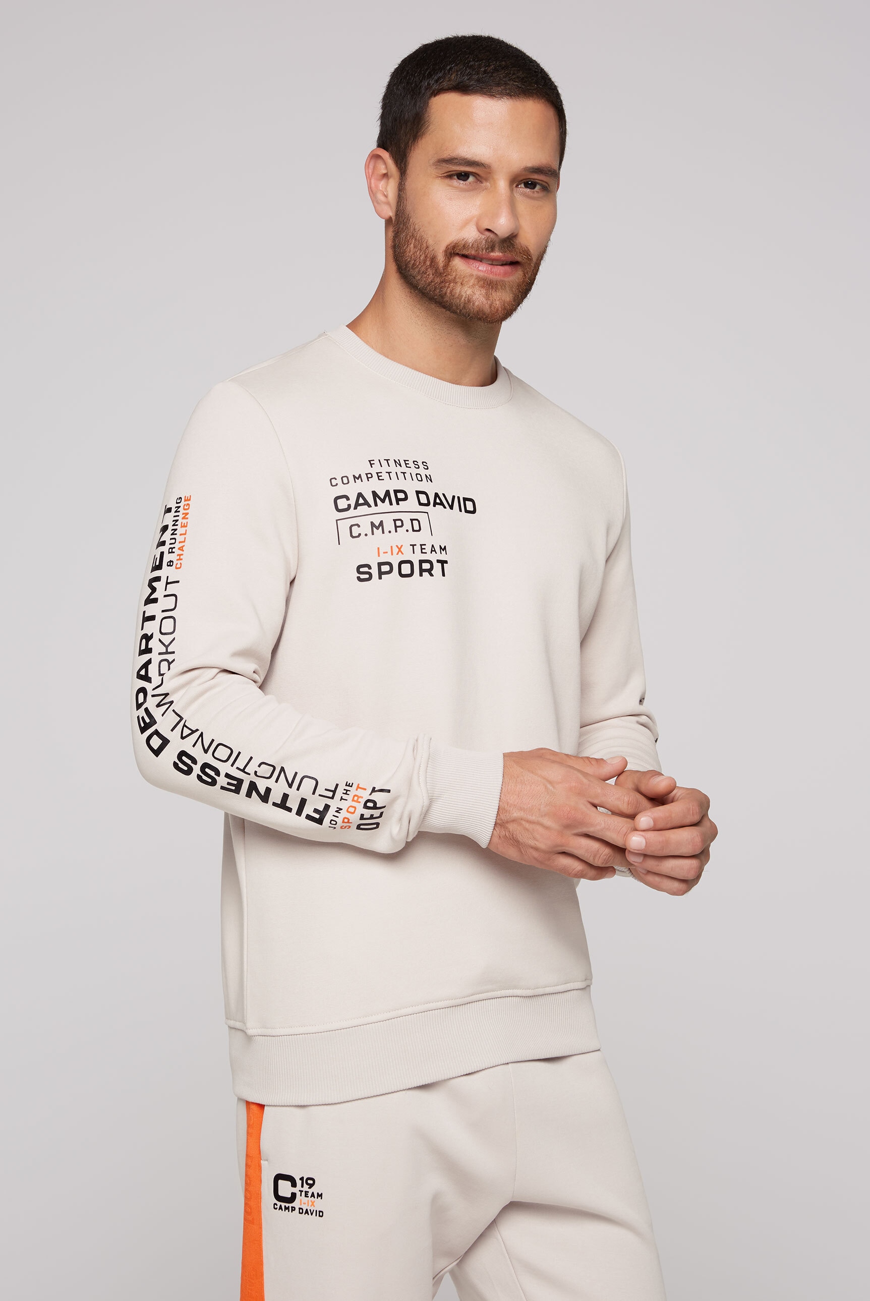 CAMP DAVID Sweater, mit Baumwolle