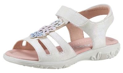 Sandale »Celina WMS: mittel«, Sommerschuh, Klettschuh, Sandalette, mit Glitzersteinchen