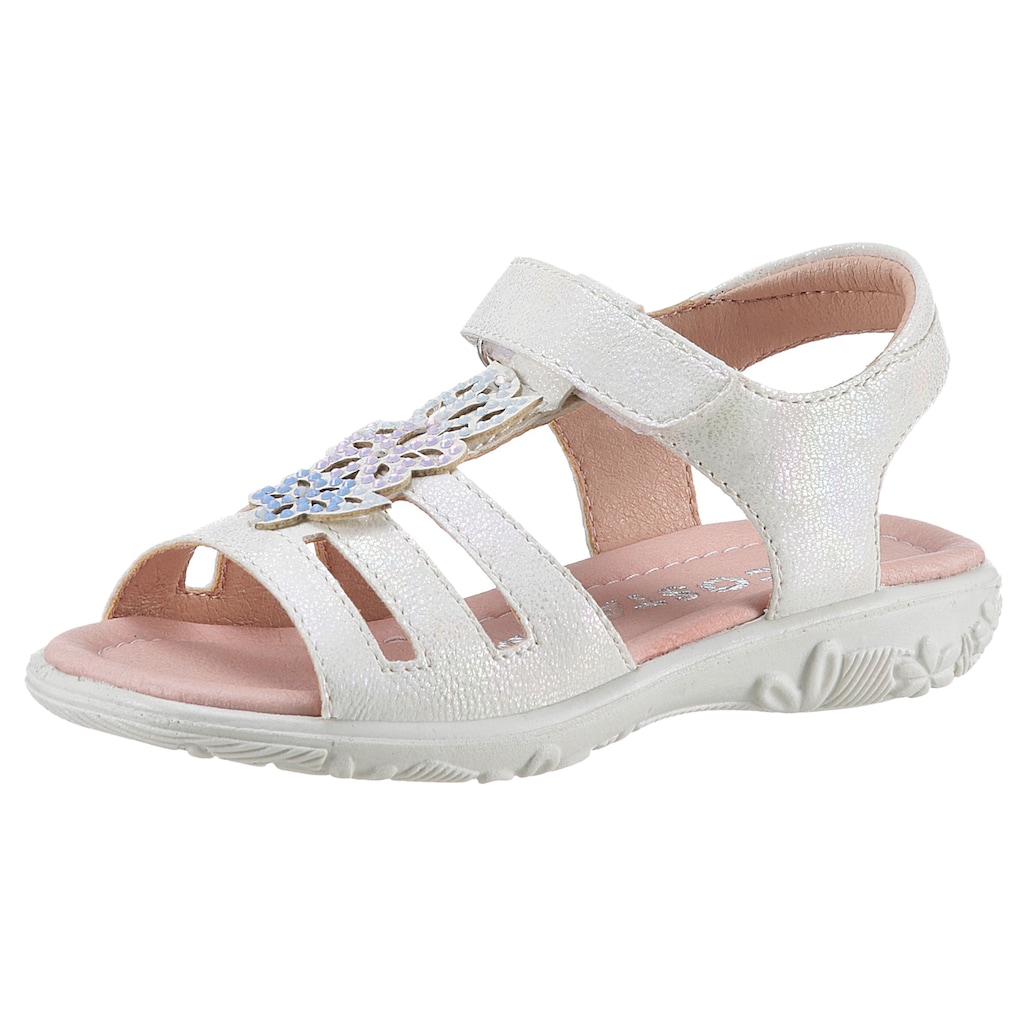 Ricosta Sandale »Celina WMS: mittel«, Sommerschuh, Klettschuh, Sandalette, mit Glitzersteinchen