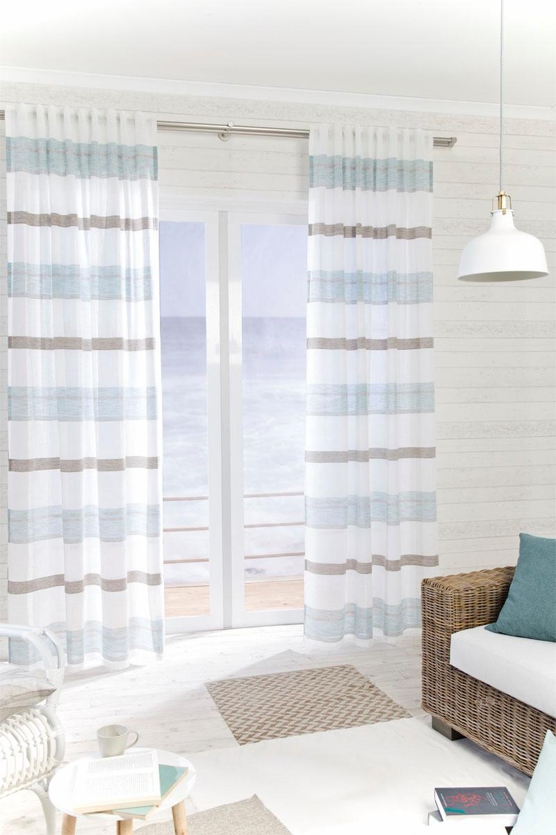 HOMING Vorhang »Lea«, (1 St.), Streifen, modern, Farbverlauf, Wohnzimmer, Schlafzimmer auf Rechnung | BAUR
