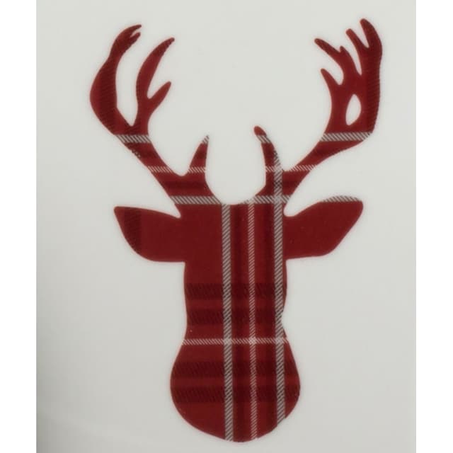 Retsch Arzberg Kombiservice »Geschirr-Set, Service HIGHLAND STAG, Winter,  Advent, Weihnachten«, (Set, 30 tlg.), Hirsch trifft Schottenkaro, 30 Teile,  für 6 Personen | BAUR