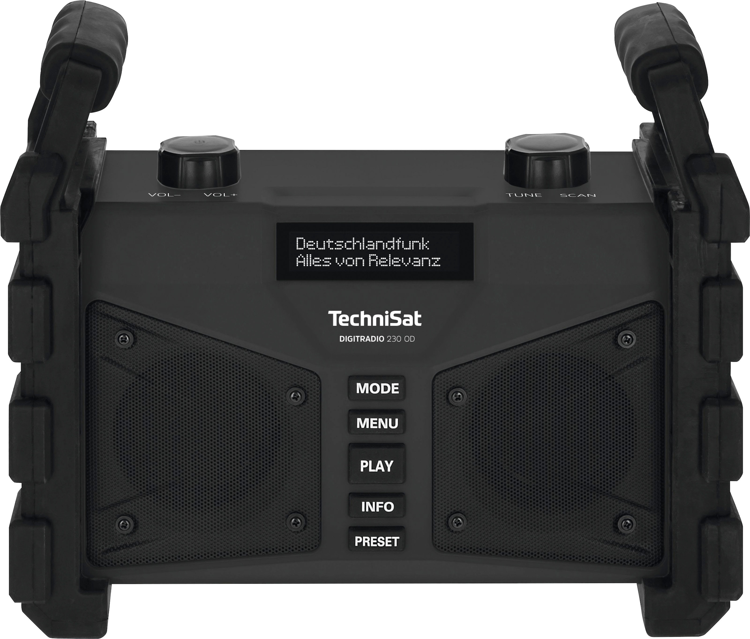 TechniSat Baustellenradio »DIGITRADIO 230 OD«, (Bluetooth UKW mit RDS 12 W), staub- und wassergeschützt (IP65)