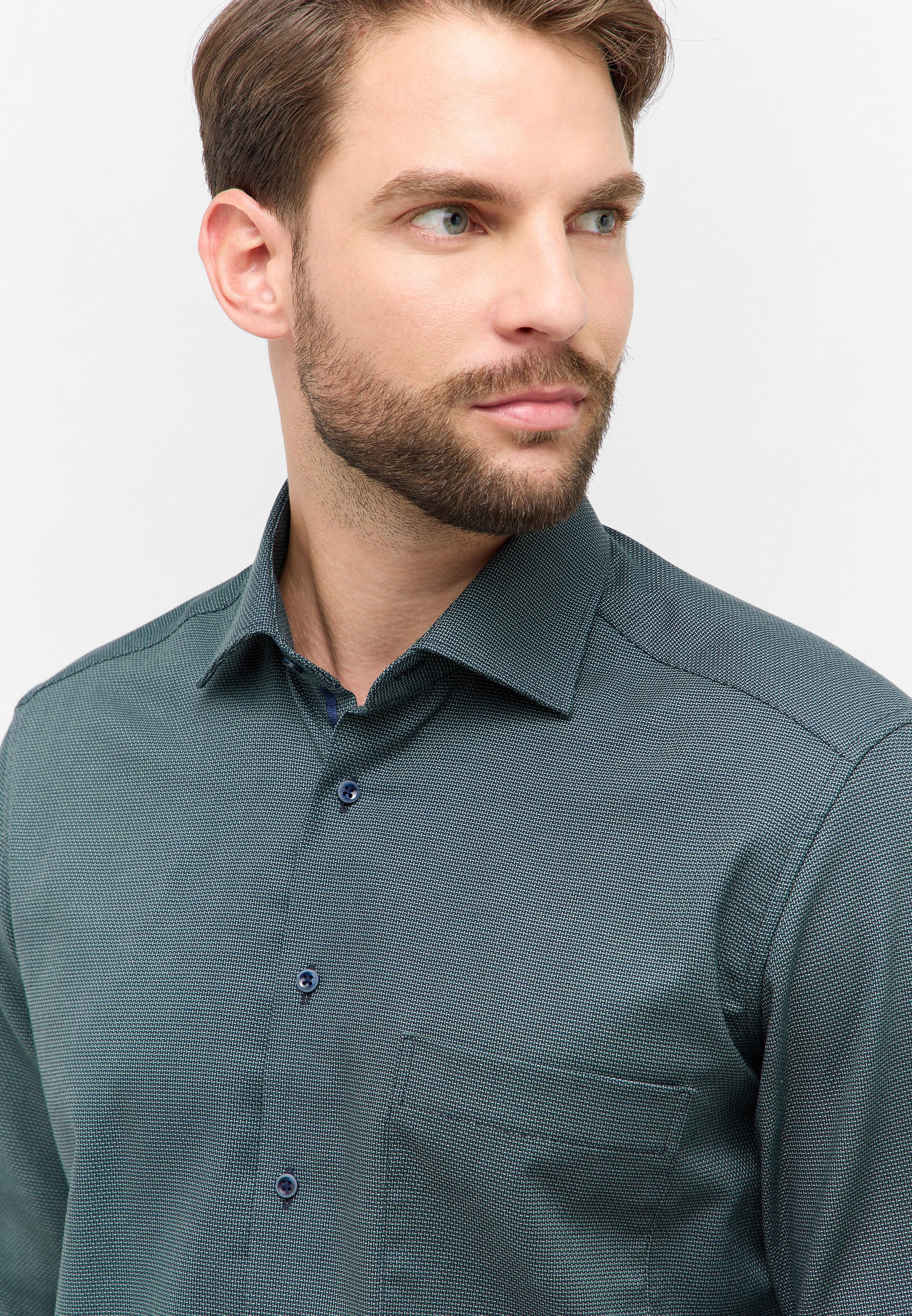 Thumbnail - Eterna Langarmhemd "COMFORT FIT" NON IRON (bügelfrei)