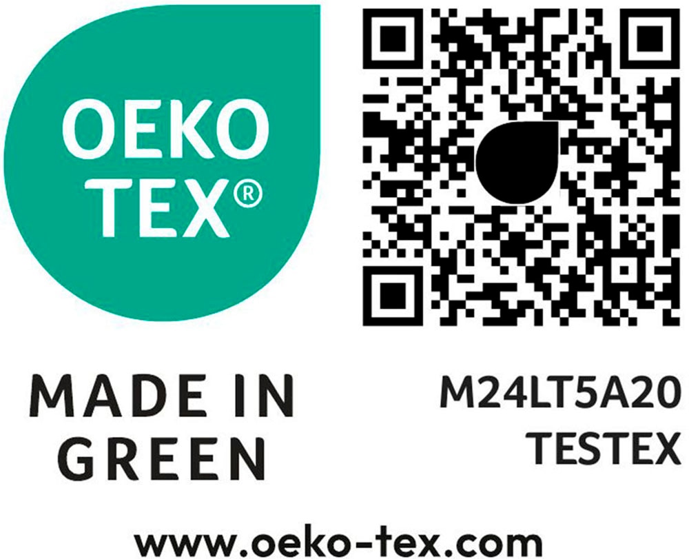 andas Kissenbezug »Greta«, (2 St.), in Renforcé Qualität aus 100% Baumwolle, mit Reißverschluss, Kissenhülle nach STANDARD 100 by OEKO-TEX® und Made in Green zertifiziert, unterstützt die Initiative Cotton made in Africa