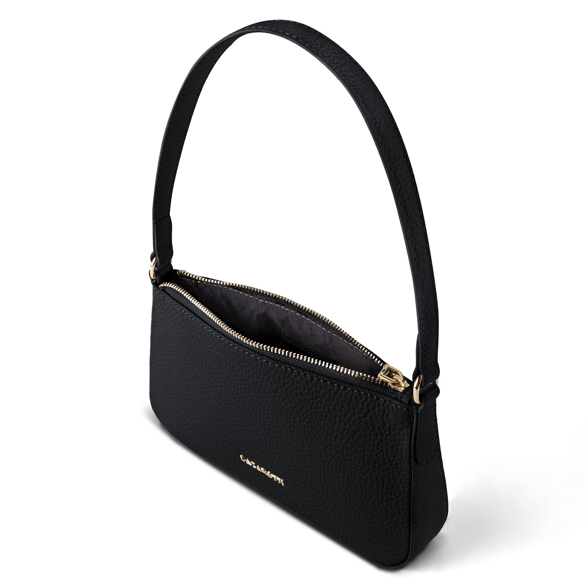 Lazarotti Schultertasche »Bologna Leather Pochette Schultertasche Leder 22 cm«