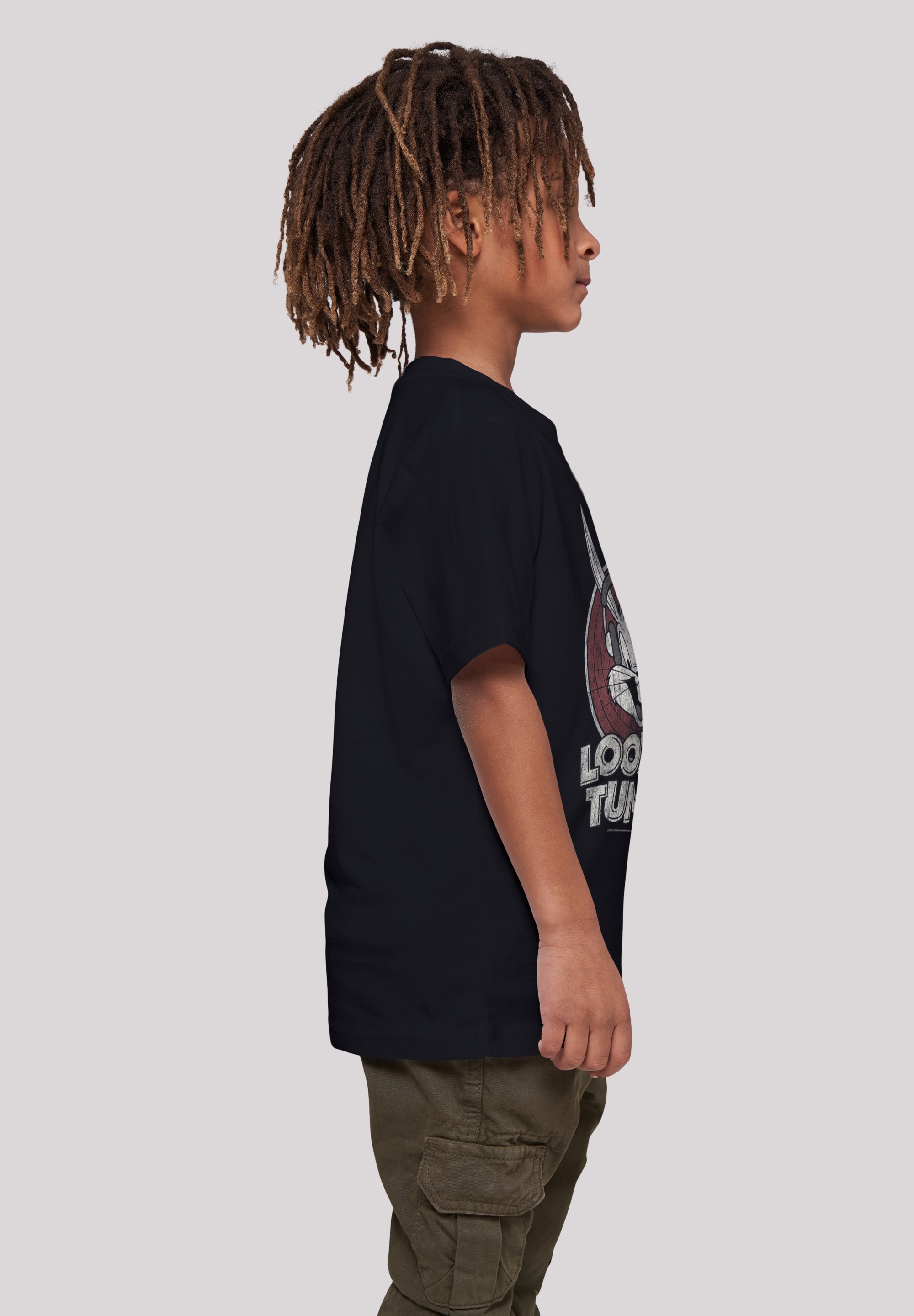 F4NT4STIC Kurzarmshirt »F4NT4STIC Kinder Looney Tunes Bugs Bunny with Kids Basic Tee«, (1 tlg.)