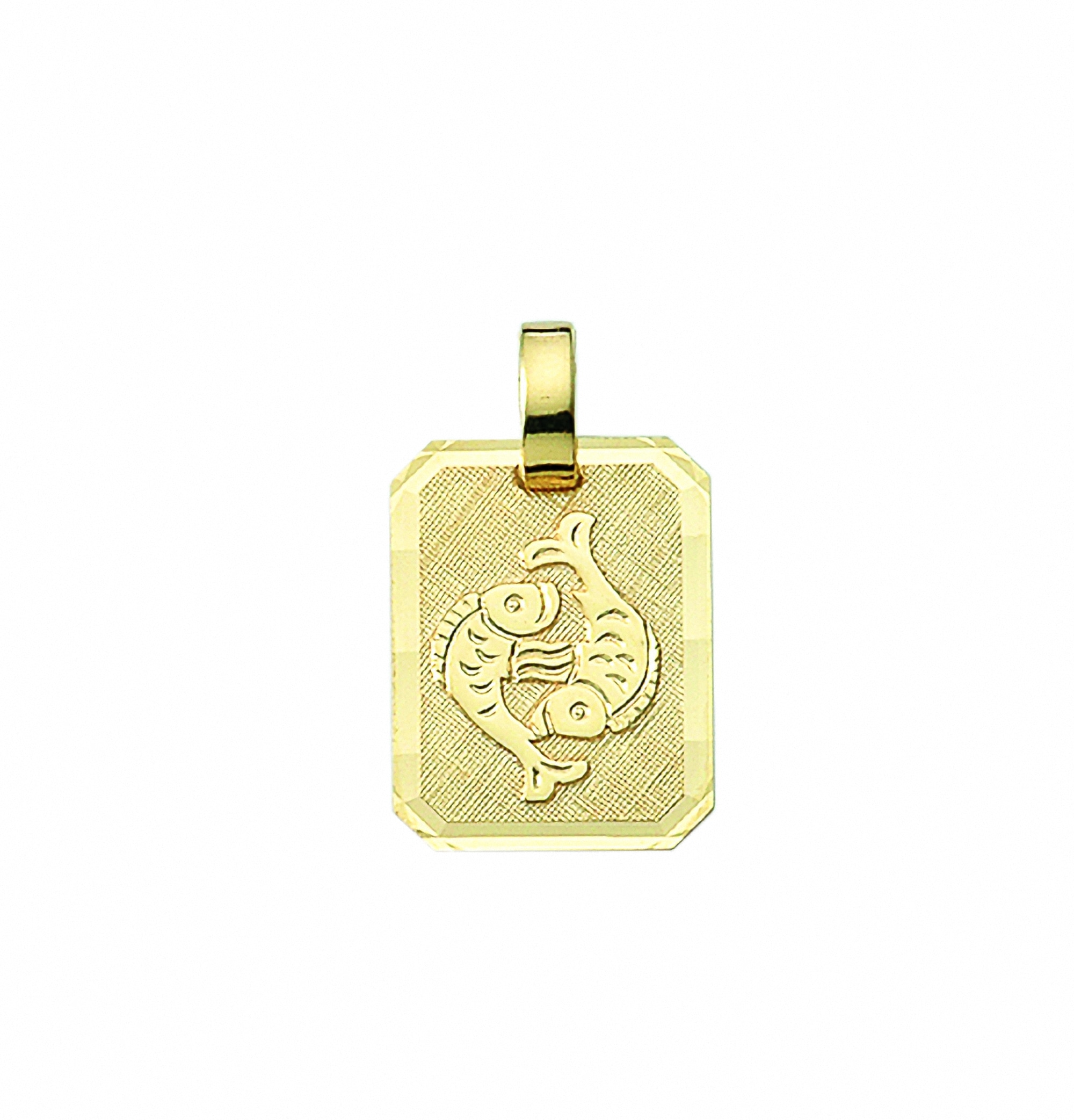 Kette mit Anhänger »333 Gold Sternzeichen Anhänger Fisch«, Schmuckset - Set mit Halskette