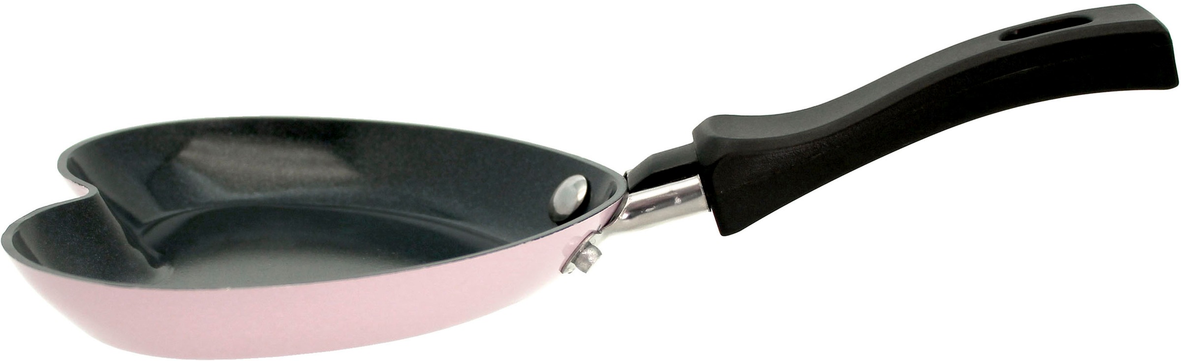 Elo Basic Bratpfanne »Basic Pfanne + Gratis Mini Herzpfanne« Aluminium Set, 2 tlg. aussen rosé Silicon Polyester beschichtet