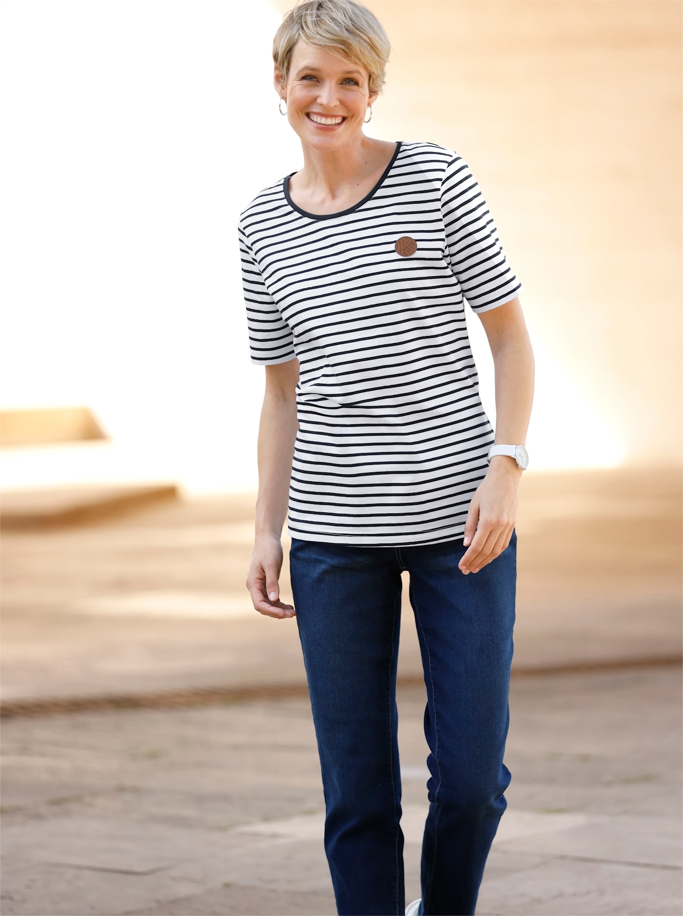 Classic Basics Kurzarmshirt "Kurzarm-Shirt" 1 tlg. tlg. günstig online kaufen