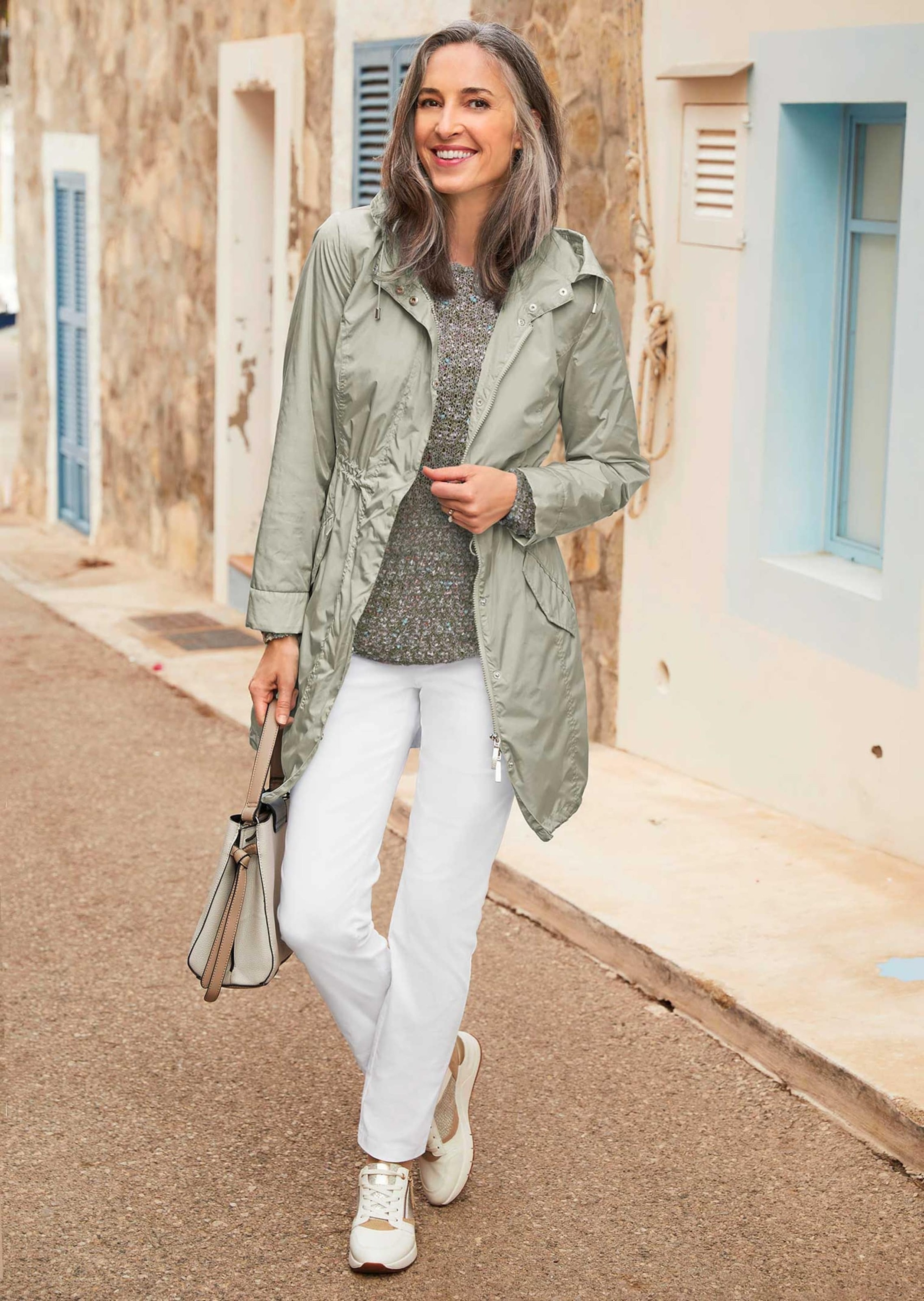 GOLDNER Kurzjacke "Trendiger leichter Regen Parka aus funktionalem Material günstig online kaufen