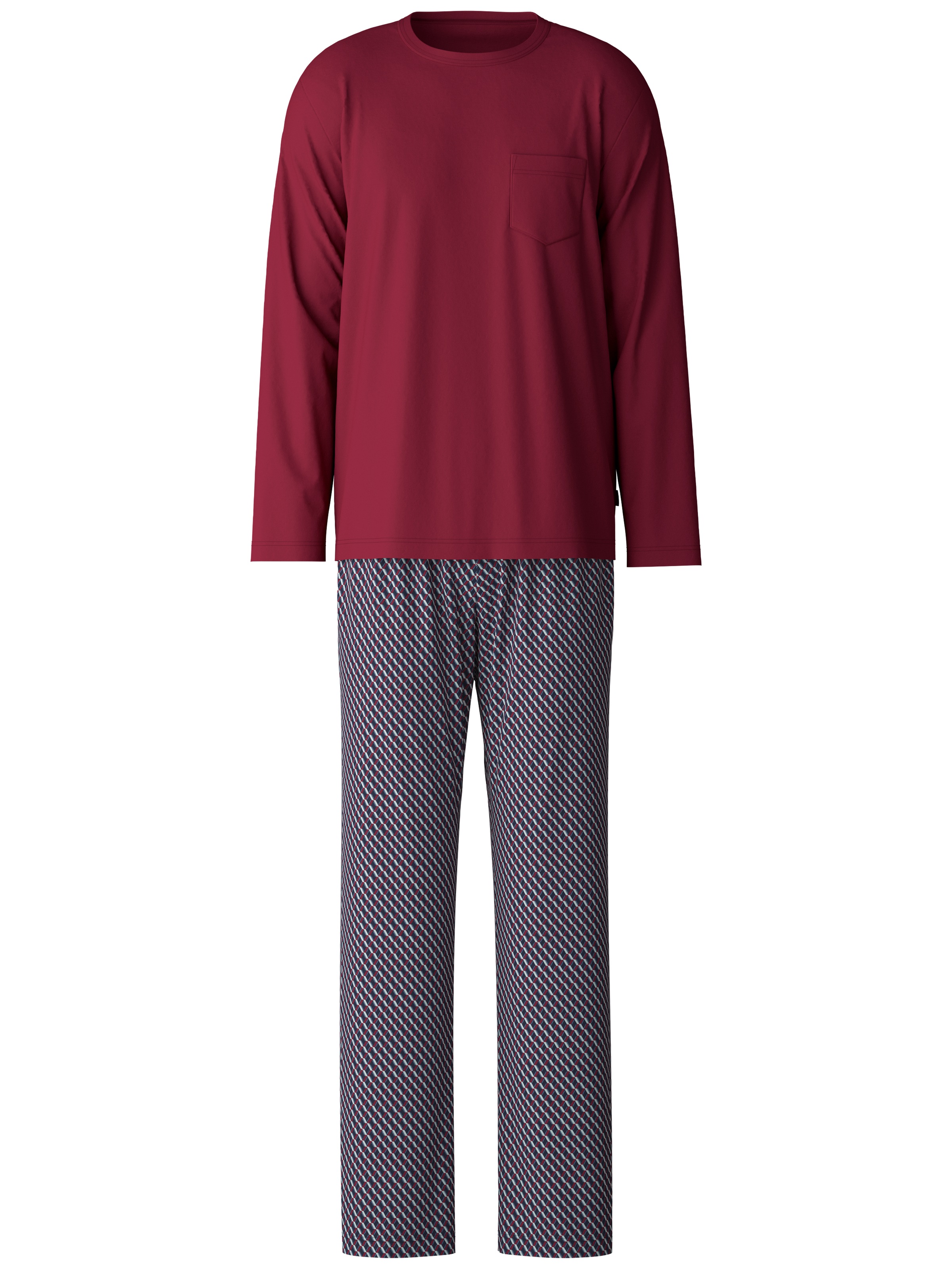 CALIDA Pyjama "Relax Imprint" 2 Stk. tlg., mit aufgesetzter Brusttasche günstig online kaufen