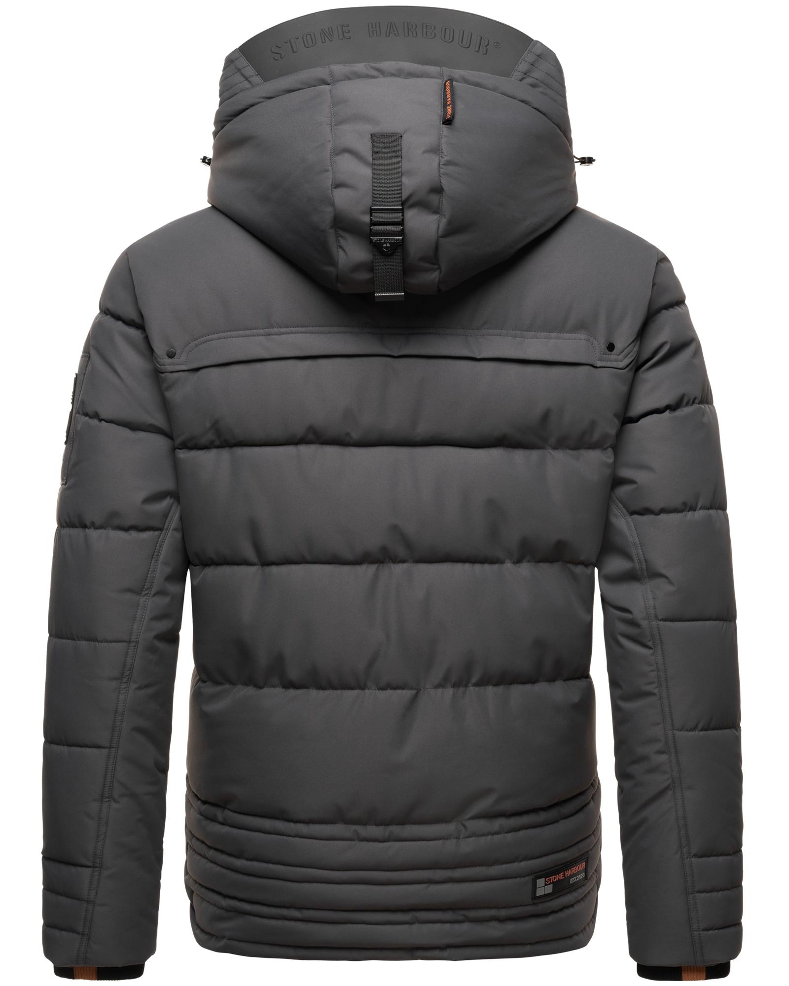 Thumbnail - Stone Harbour Steppjacke "Witas", mit Kapuze, gesteppte Herren Winterjacke mit abnehmbarer Kapuze