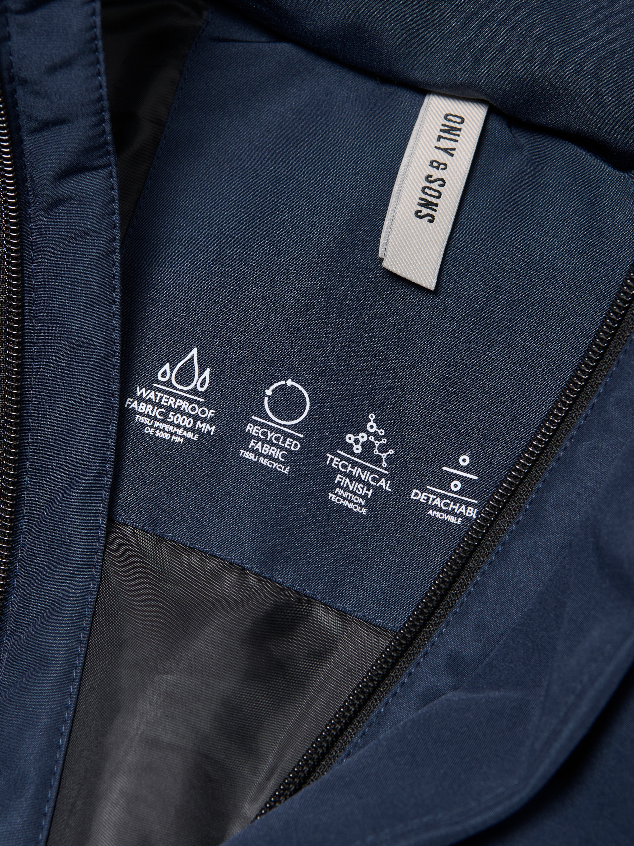 ONLY & SONS Steppjacke »ONSCAYSON PUFFA OTW NOOS« mit Kapuze