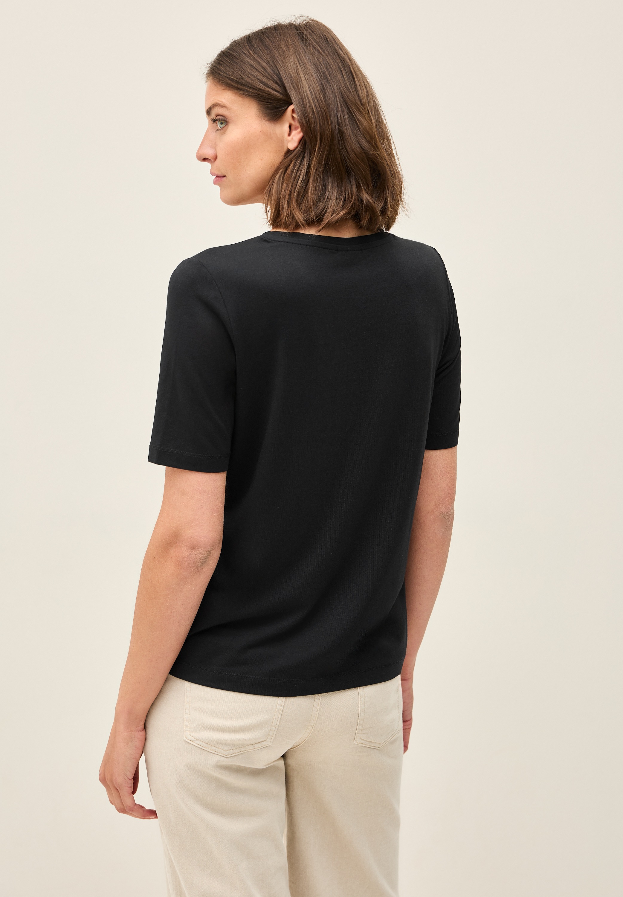 Cecil T-Shirt, im soften Baumwoll-Mix