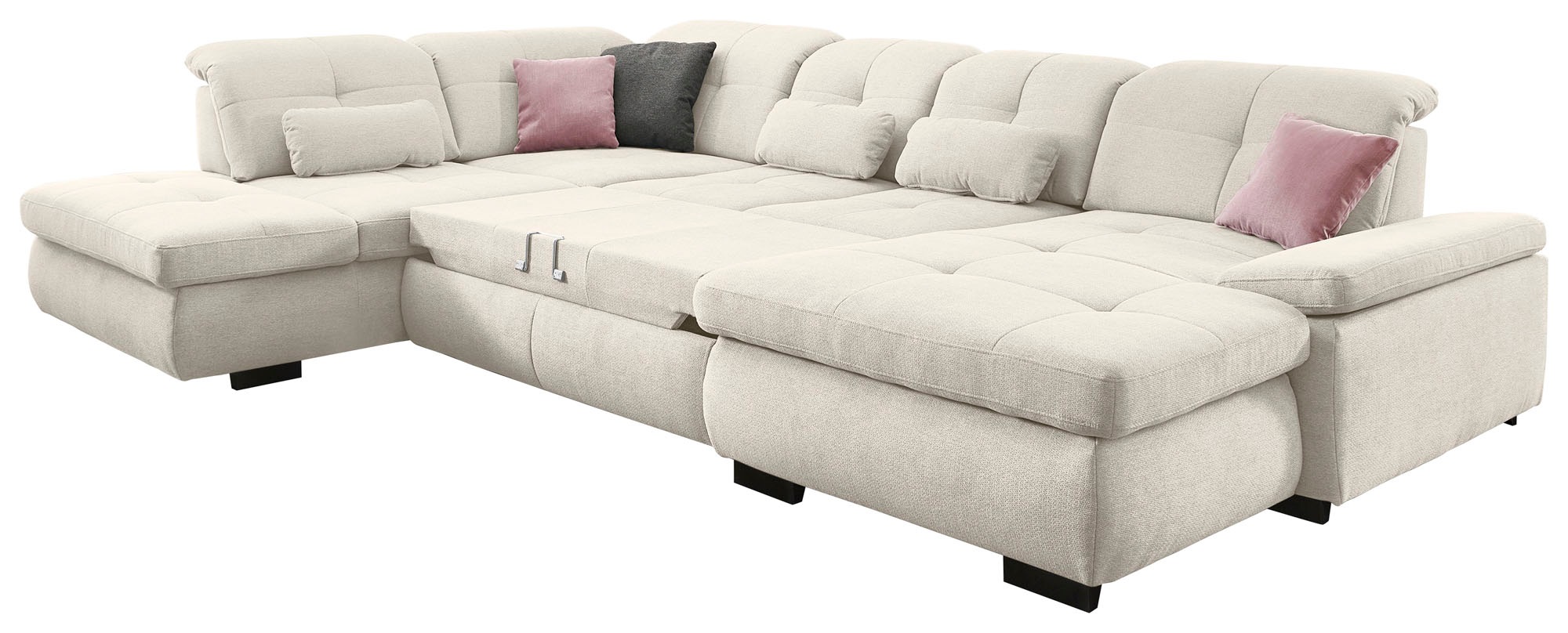 Die PlanBar Ecksofa »MP-IN16012 L-Form, mit Kaltschaum-Polsterung«, inkl. Sitztiefenverstellung wahlweise mit weiteren Funktionen