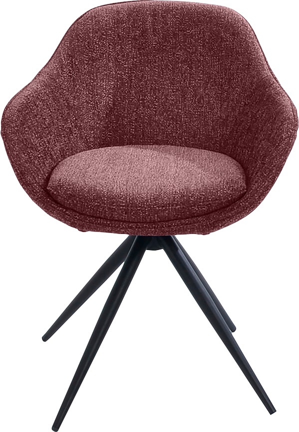 K+W Komfort & Wohnen Drehstuhl "ZOOM" () 4-Fuß Drehstuhl mit Gestell aus Me günstig online kaufen