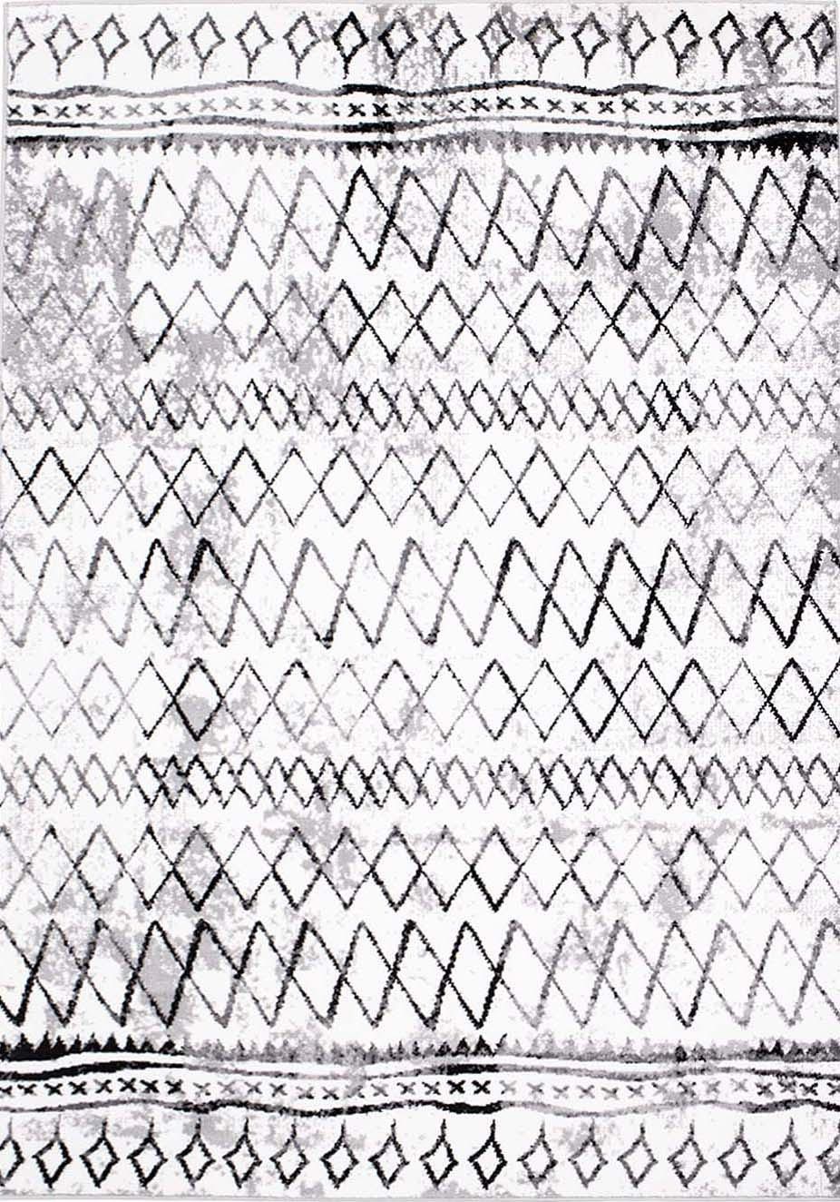 Carpet City »Timeless 7547« rechteckig 6 mm Höhe Kurzflor, Modern, Zickzack-Muster, ideal für Wohnzimmer & Schlafzimmer