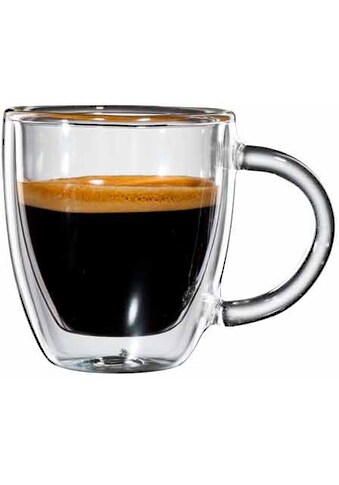 Bloomix Espressoglas »Verona«, (Set, 6 tlg.), doppelwandiges, mundgeblasen, 80 ml,... kaufen
