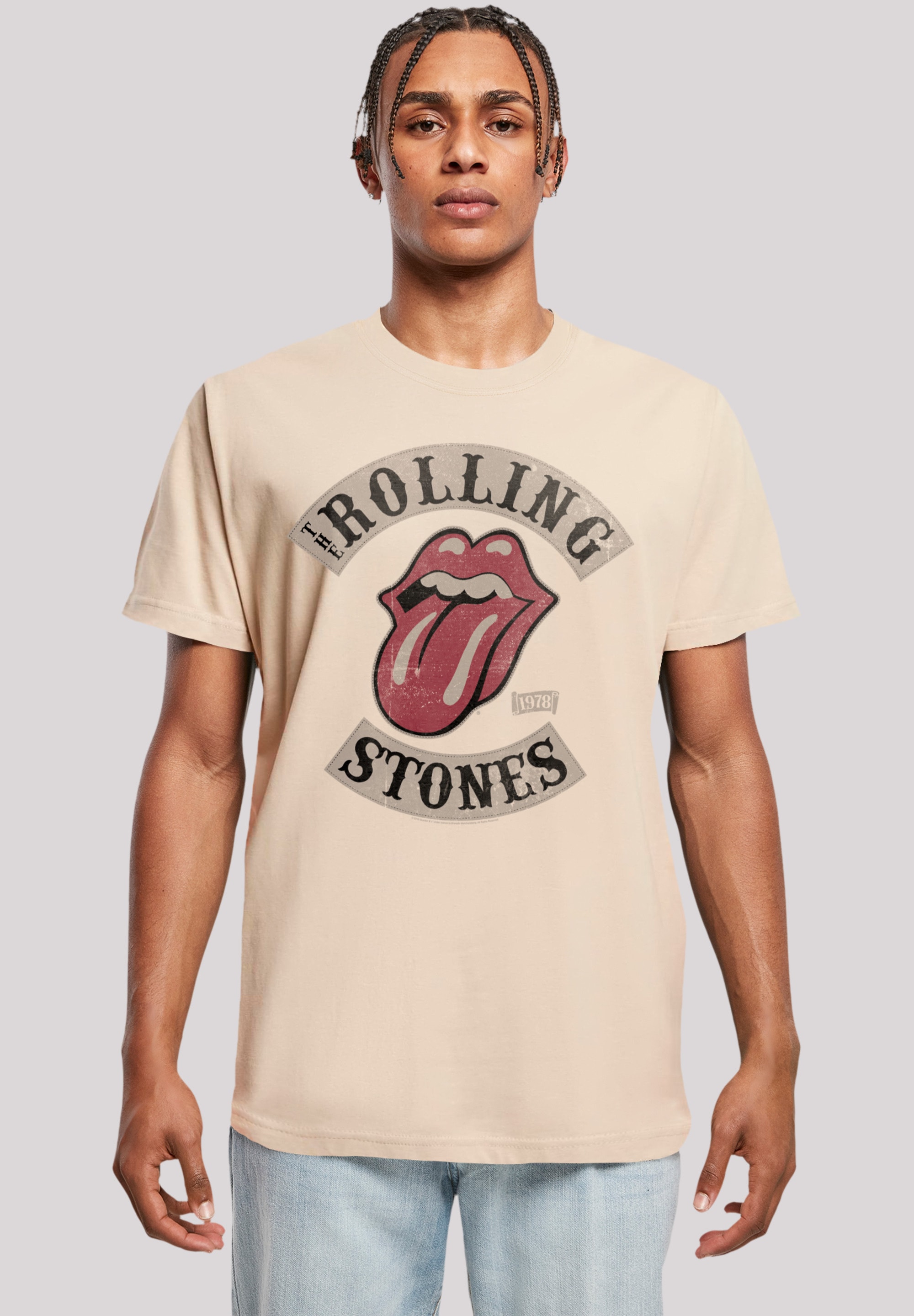 F4NT4STIC T-Shirt "The Rolling Stones Tour 78", Premium Qualität günstig online kaufen