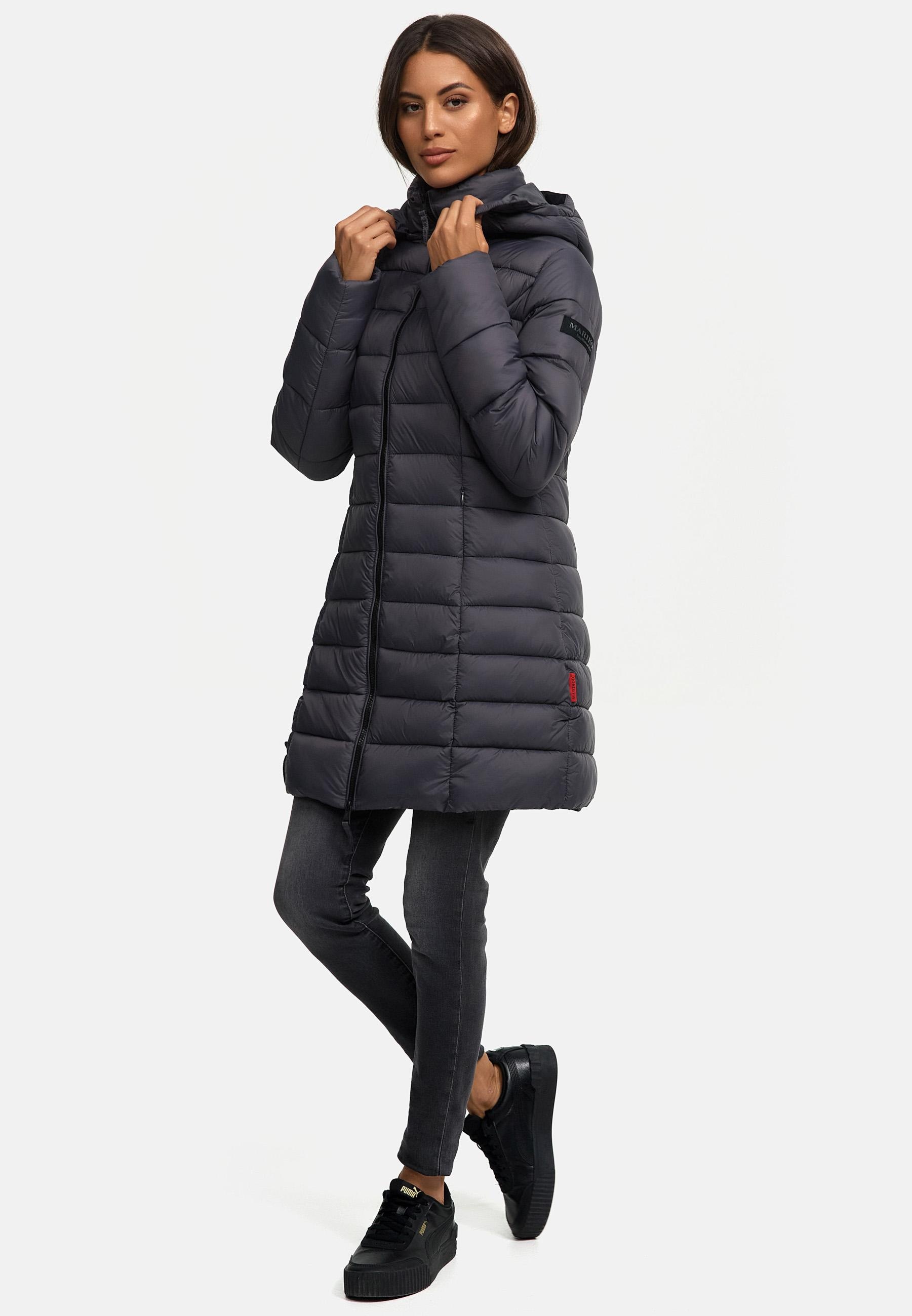 Marikoo Steppmantel »Abendsternchen« zeitloser Wintermantel mit schmaler Steppung